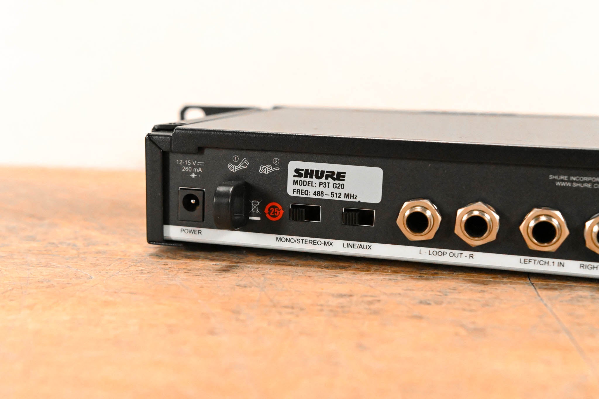 Shure P3T-G20 PSM 300 Wireless Transmitter - G20 Band (NO POWER SUPPLY)