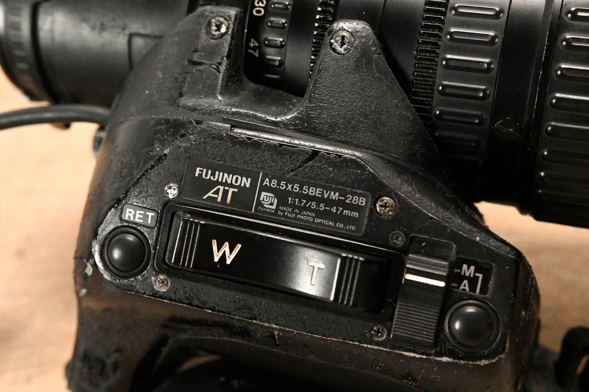 Fujinon A8.5x5.5BEVM-28B 20x Zoom 2/3" ENG Broadcast Lens