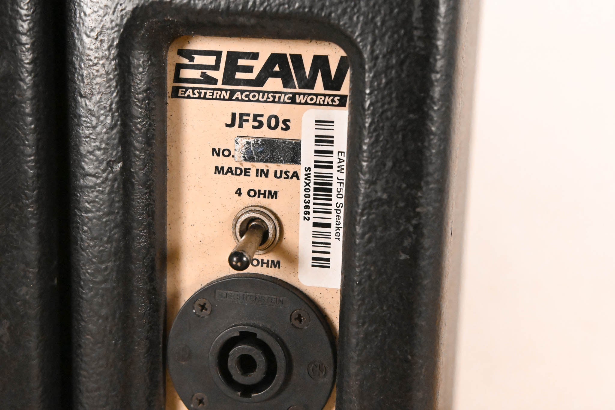 EAW JF50s Compact 2-Way Full Range Passive Loudspeaker (PAIR)