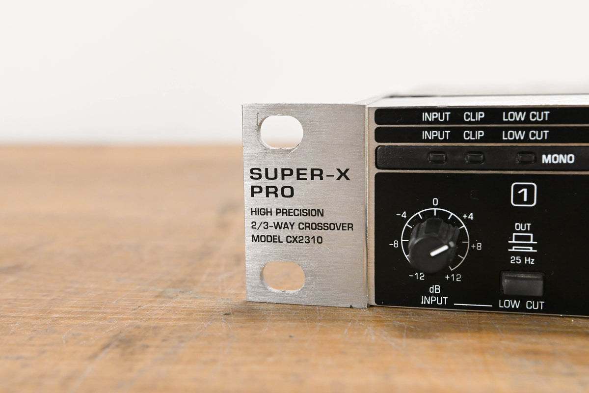 Behringer SUPER-X PRO CX2310 Stereo 2-Way/Mono 3-Way Crossover