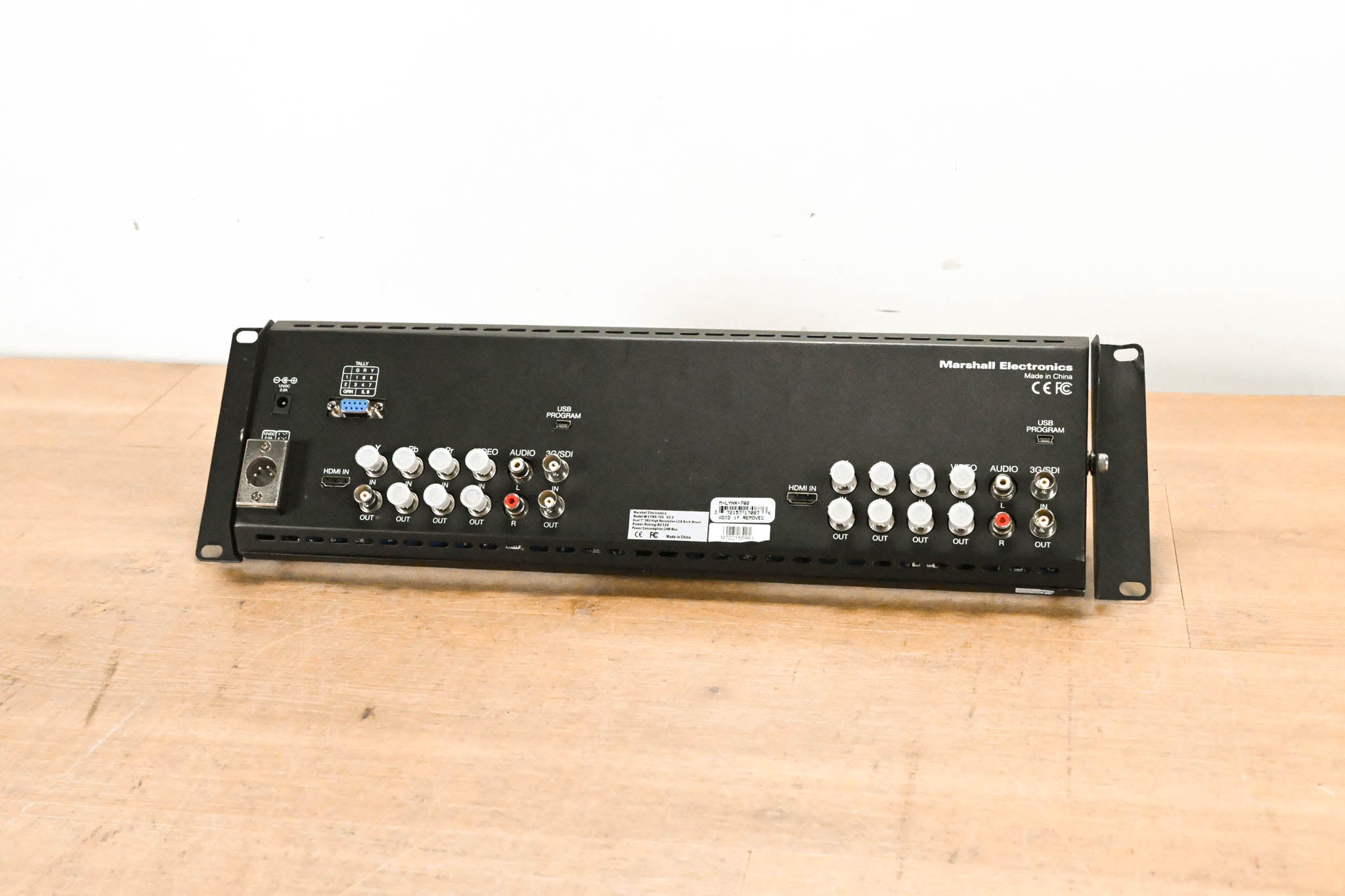 Marshall M-LYNX-702 V2.0 Dual 7" Rackmount LCD Display (NO POWER SUPPLY)