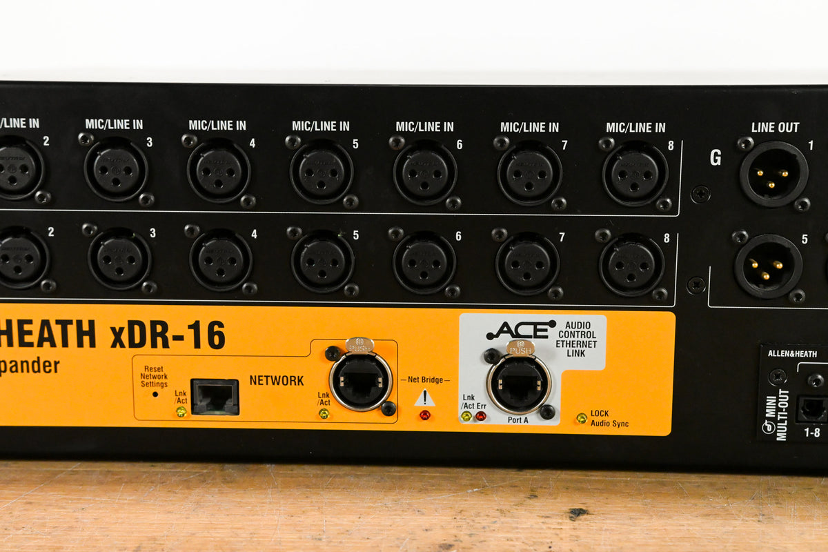 Allen & Heath xDR-16 16-Input/8-Output Expander for iLive Mixing Systems