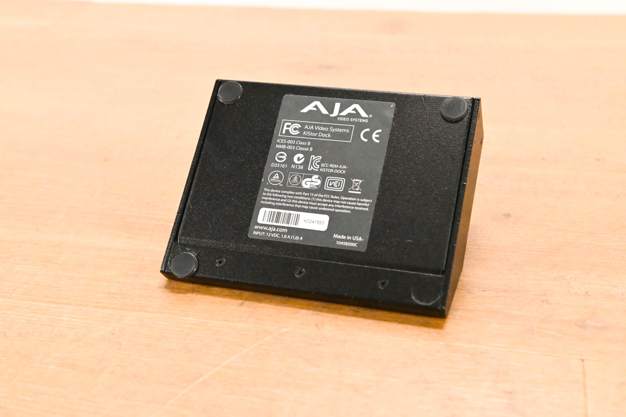 AJA KiStor Dock External Dock for Ki Stor Storage Modules (NO PSU)