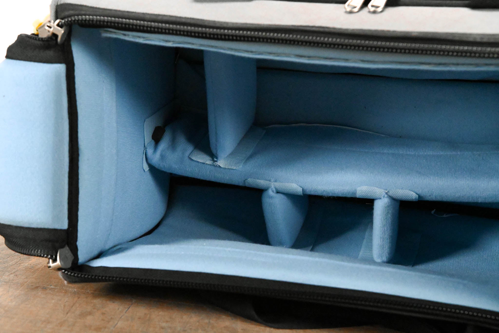 Impact Camera Bag Gray/Black with Red Trim (15" × 9" × 10")