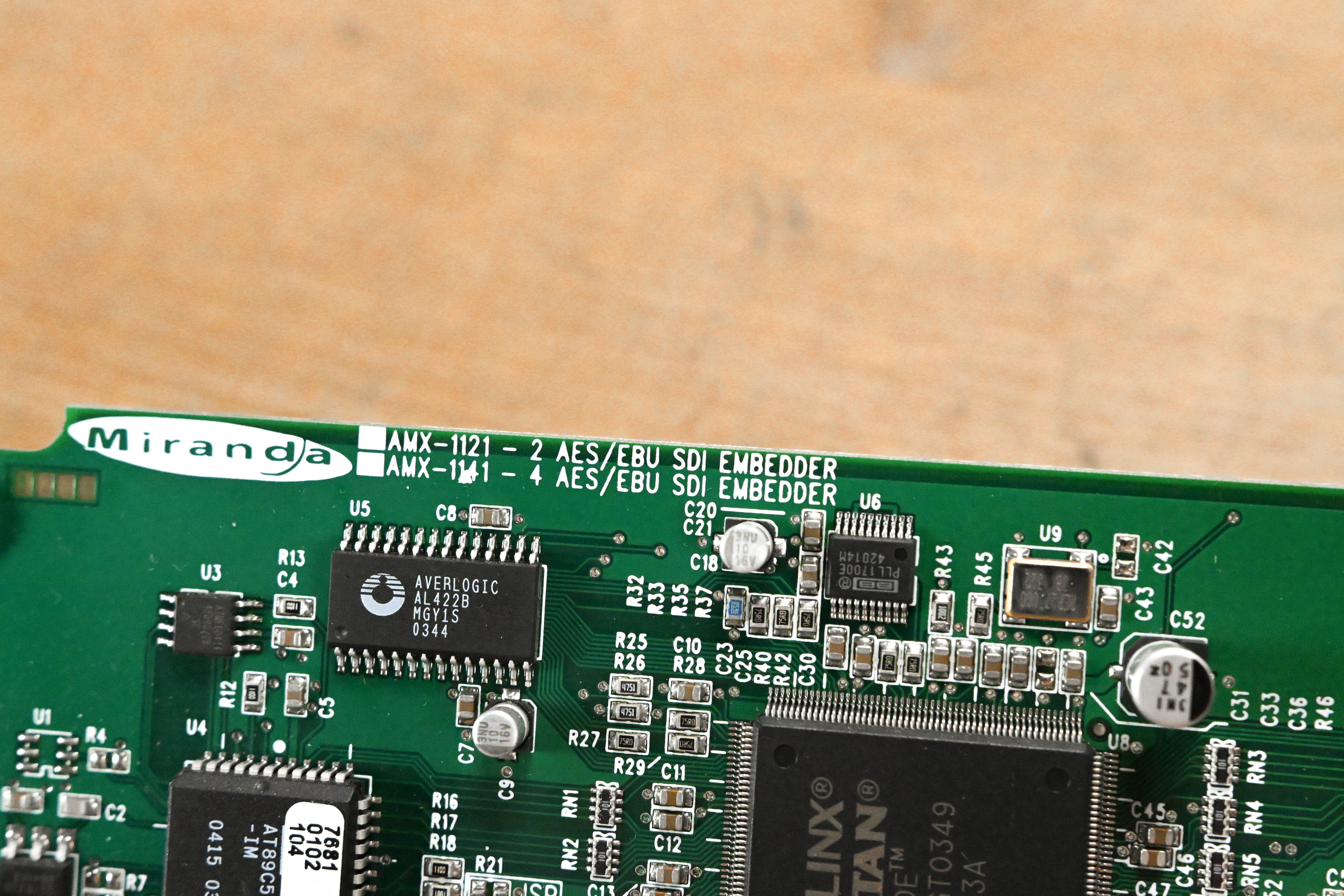 Miranda AMX-1141 4-Channel AES/EBU SDI Audio Embedder Densité Card