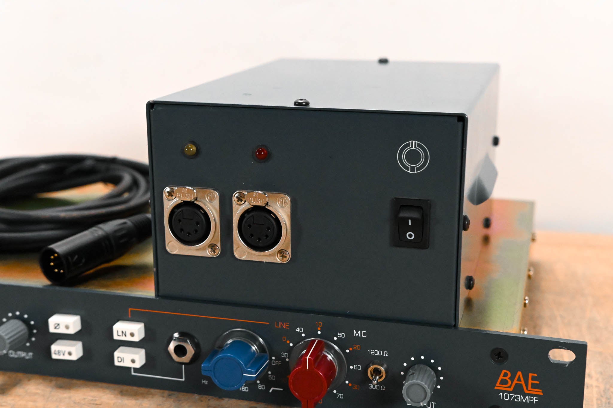BAE 1073MPF Dual-Channel Microphone Preamp with Power Supply