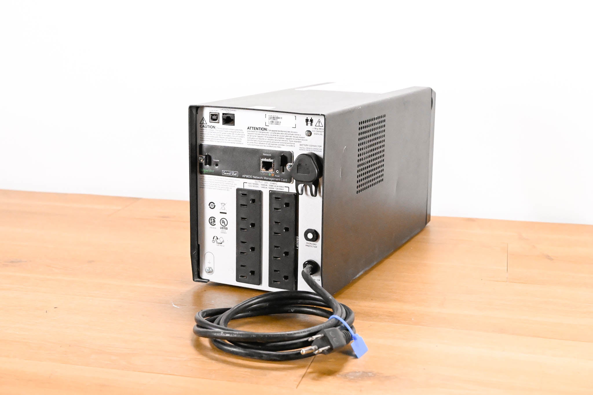 APC SMT1500US Smart-UPS 1500VA / 1000W Tower UPS Battery Backup w/ LCD