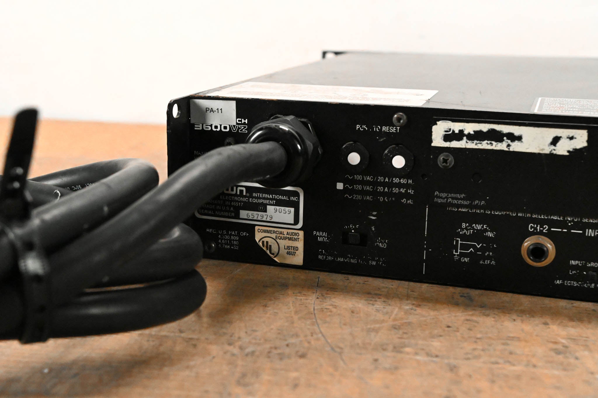 Crown Macro-Tech 3600VZ 2-Channel Power Amplifier