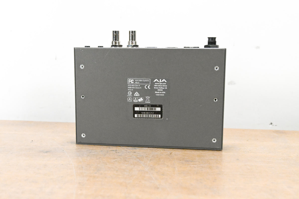 AJA HELO H.264 Streamer and Recorder (NO POWER SUPPLY)