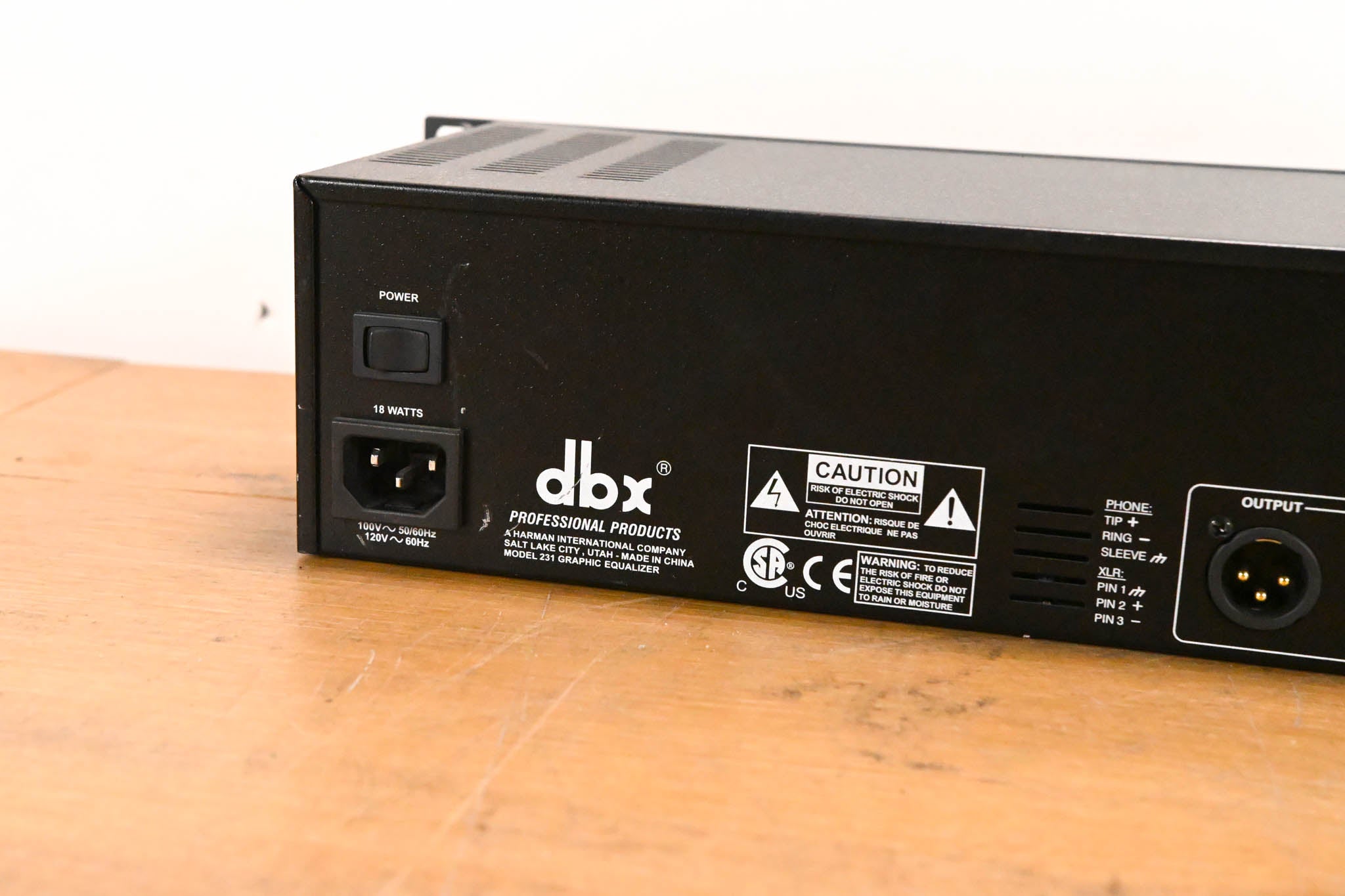 dbx 231 Dual-Channel 31-Band Graphic Equalizer