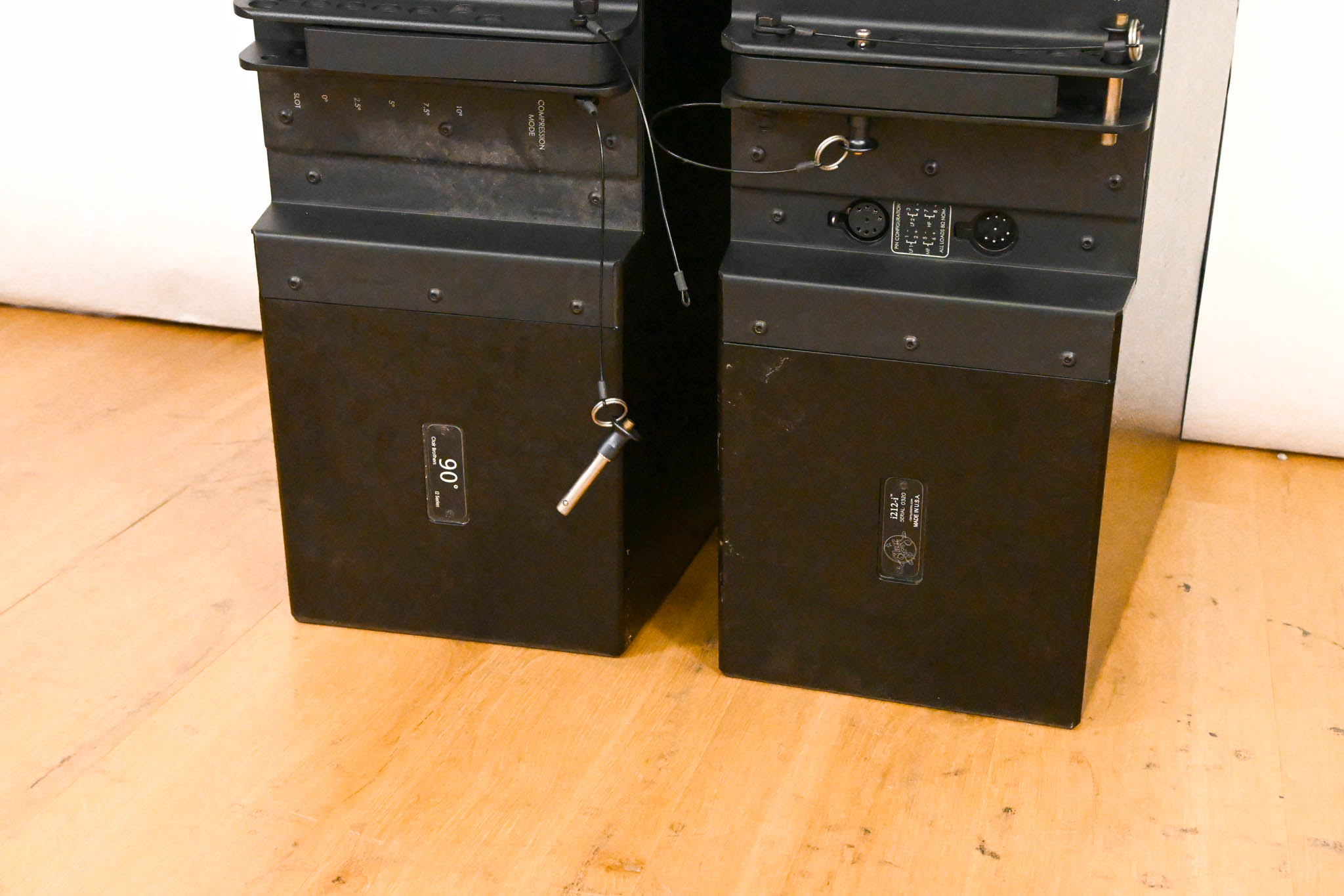 Clair Bros i212-i Dual 12" Install Line Array Speakers 90° (PAIR)