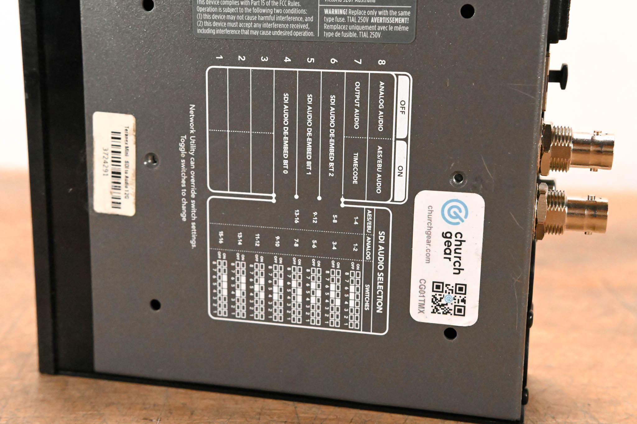 Blackmagic Design Teranex Mini SDI to Audio 12G