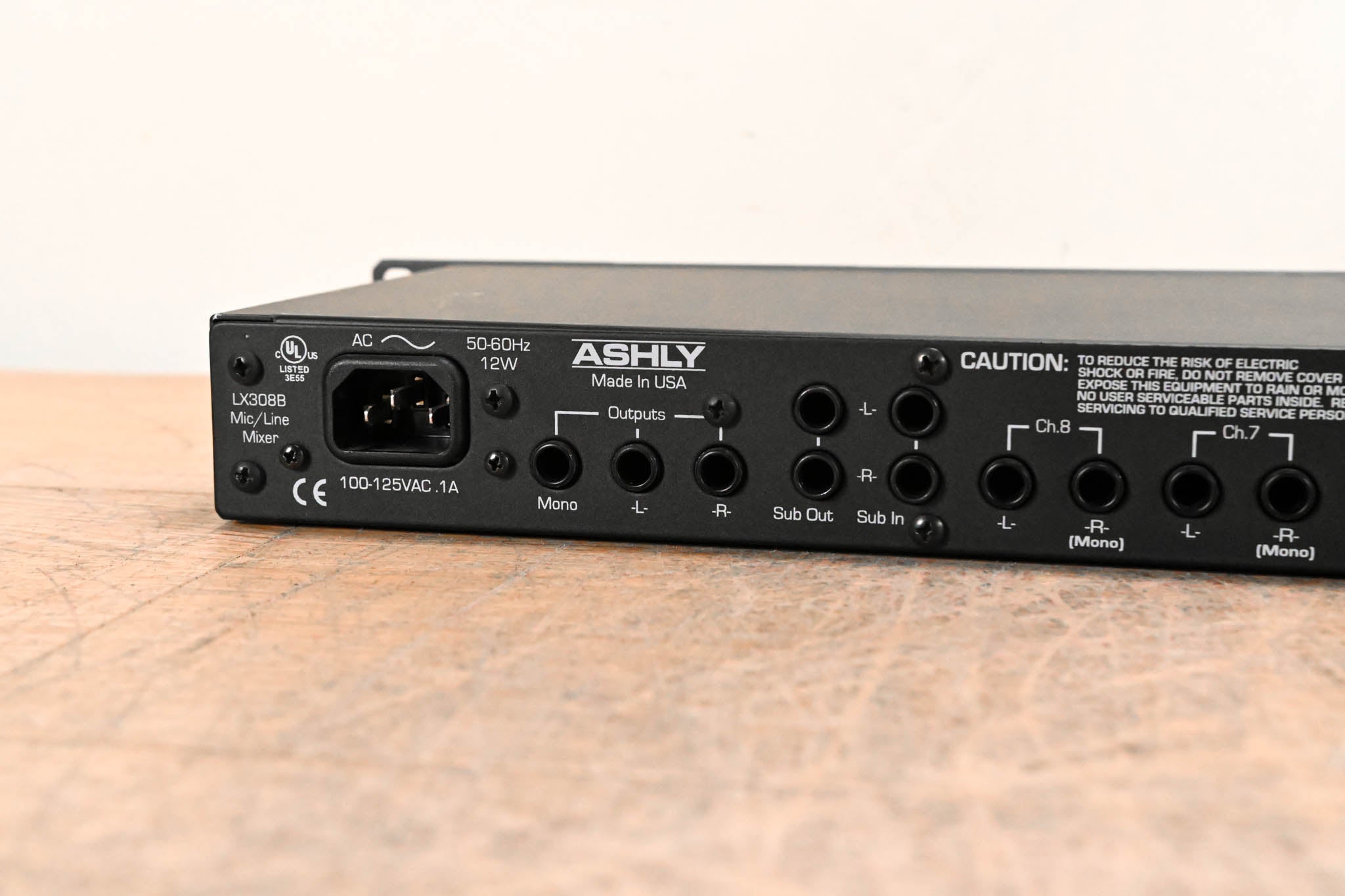 Ashly LX-308B 8-Channel Stereo Line Mixer