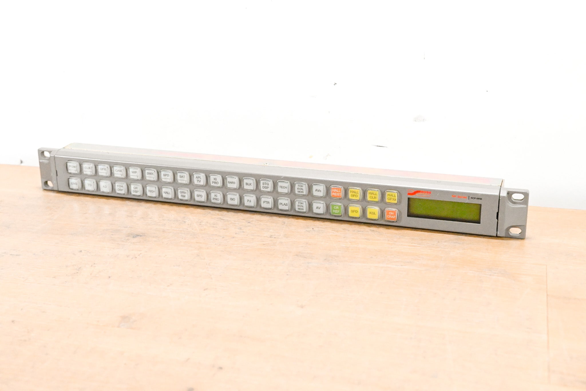 Ross RCP-NKM 1RU Remote Control Panel (NO POWER SUPPLY)