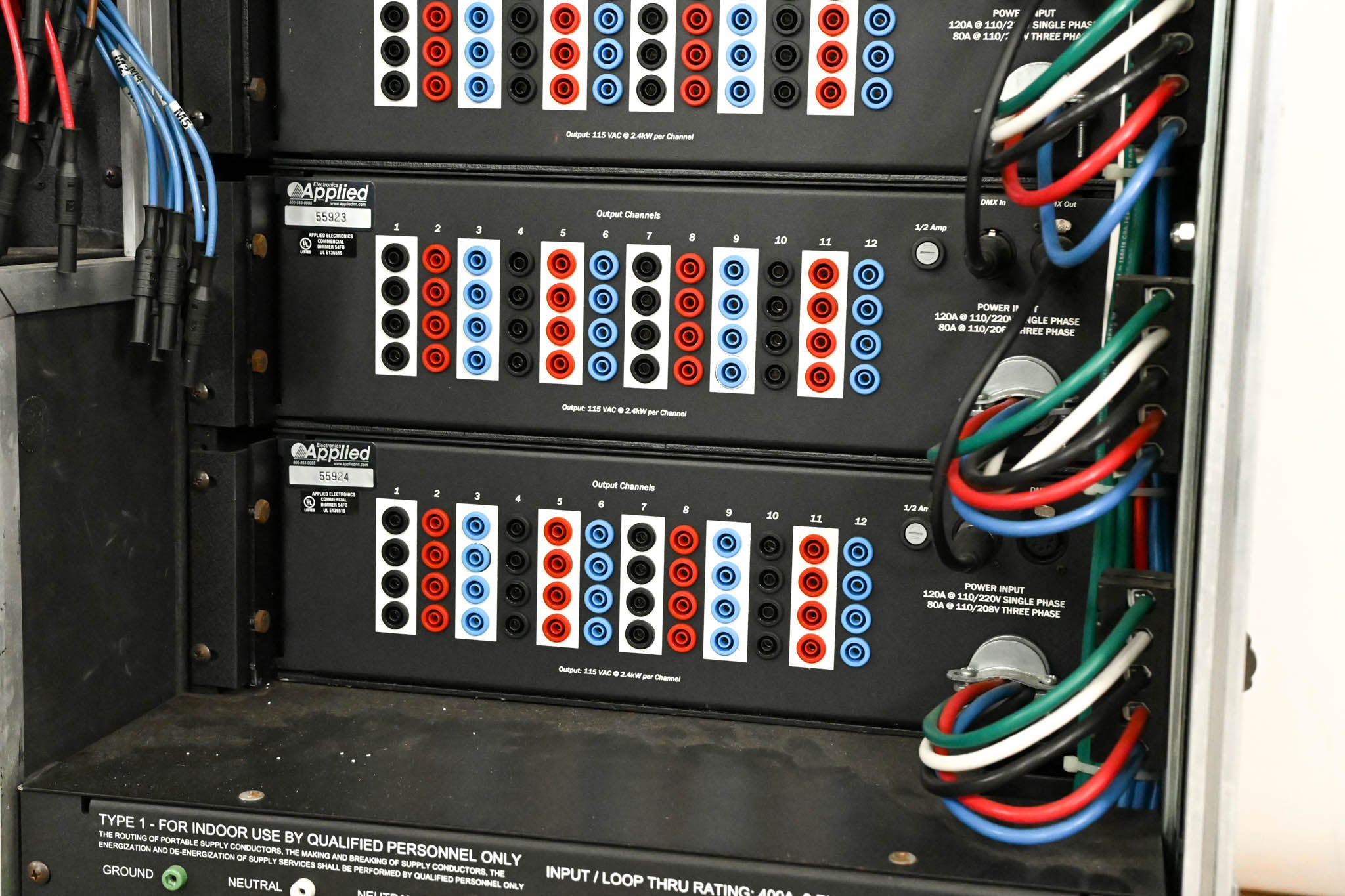 Applied Electronics 48-Channel Omega Rack SA12/2400 Dimmer Rack