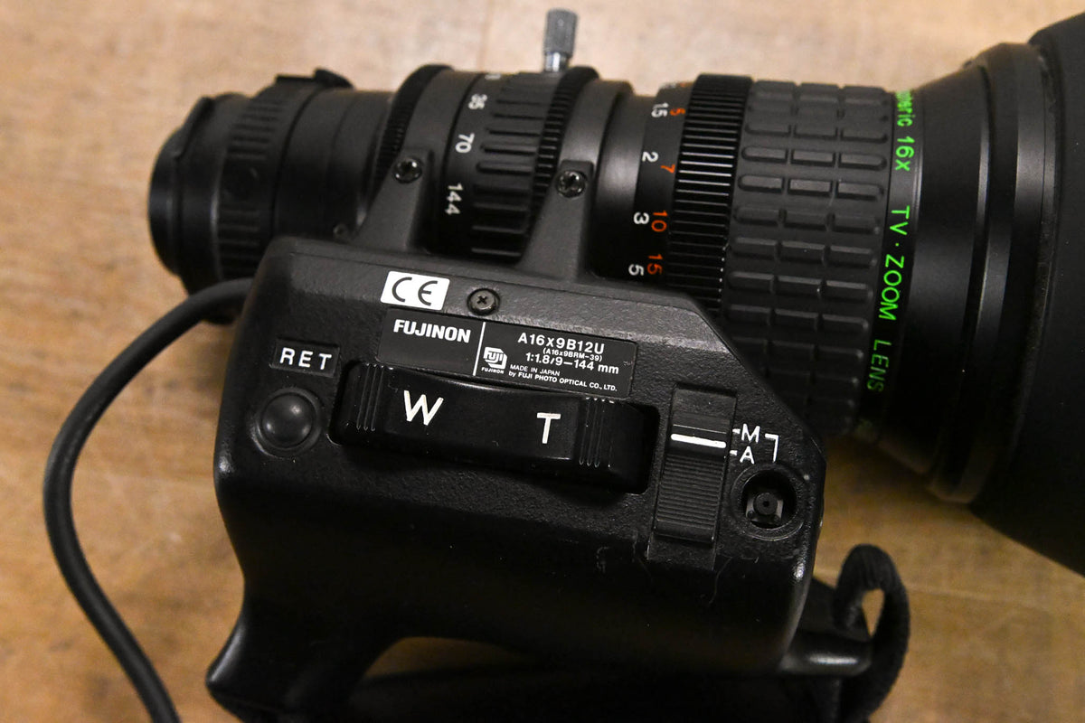 Fujinon A16x9BRM-39 2/3" Broadcast Lens - 1:1.8/9-144mm