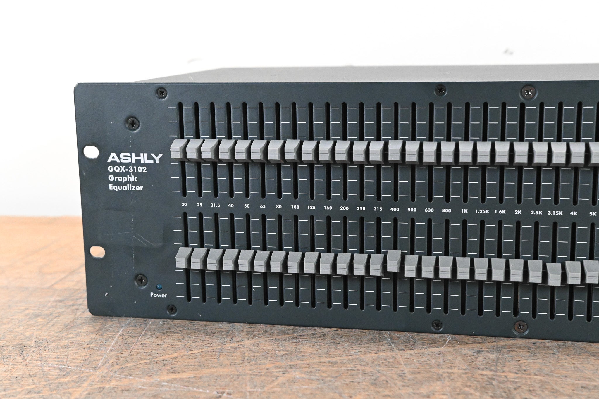 Ashly GQX-3102 2-Channel 31-Band Graphic Equalizer