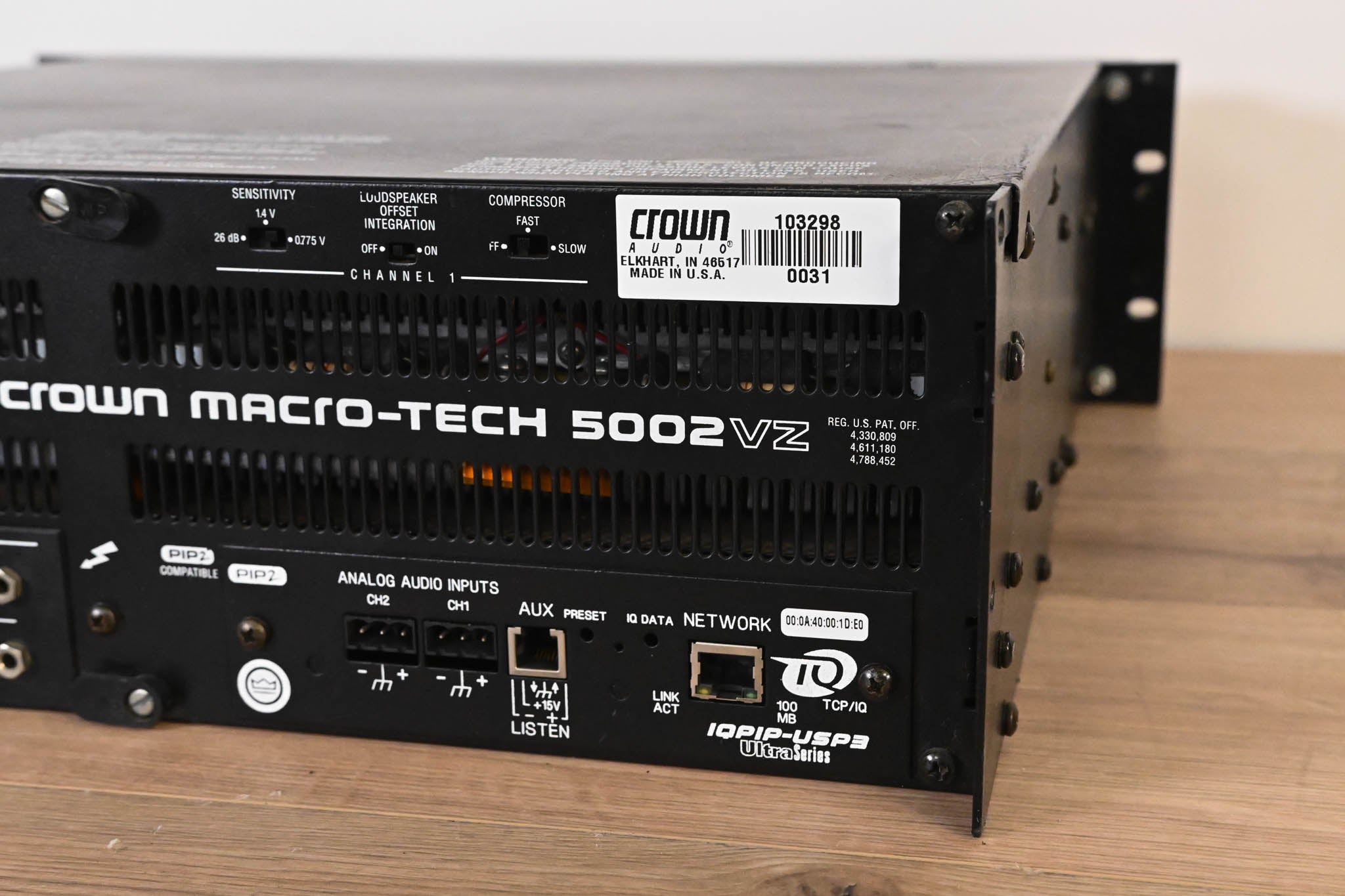 Crown Macro-Tech 5002VZ 2-Channel Power Amplifier