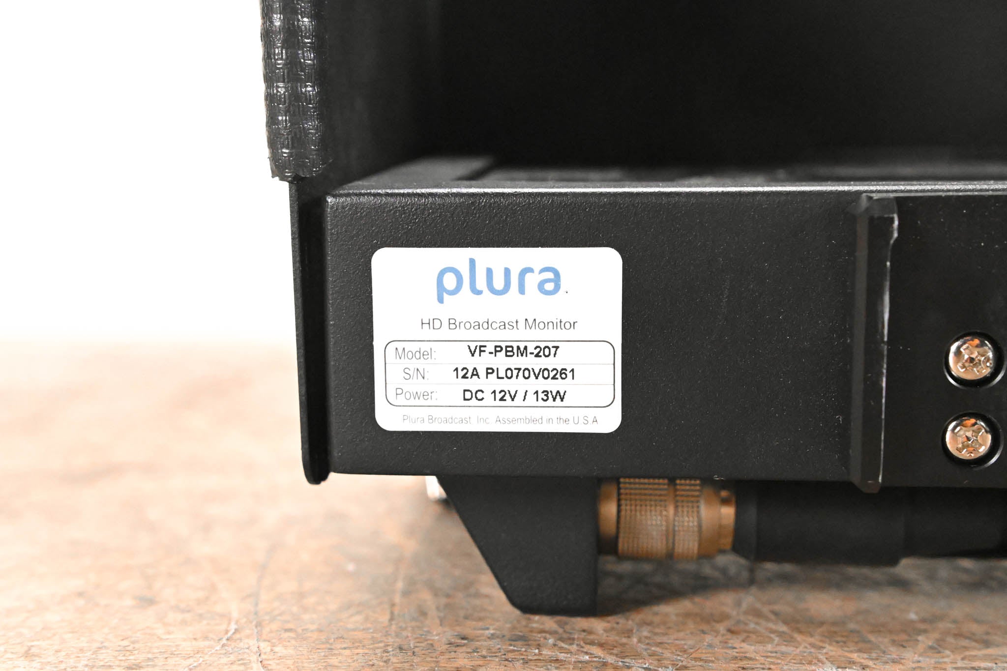 Plura VF-PBM-207 7" LCD On-Camera Color Viewfinder