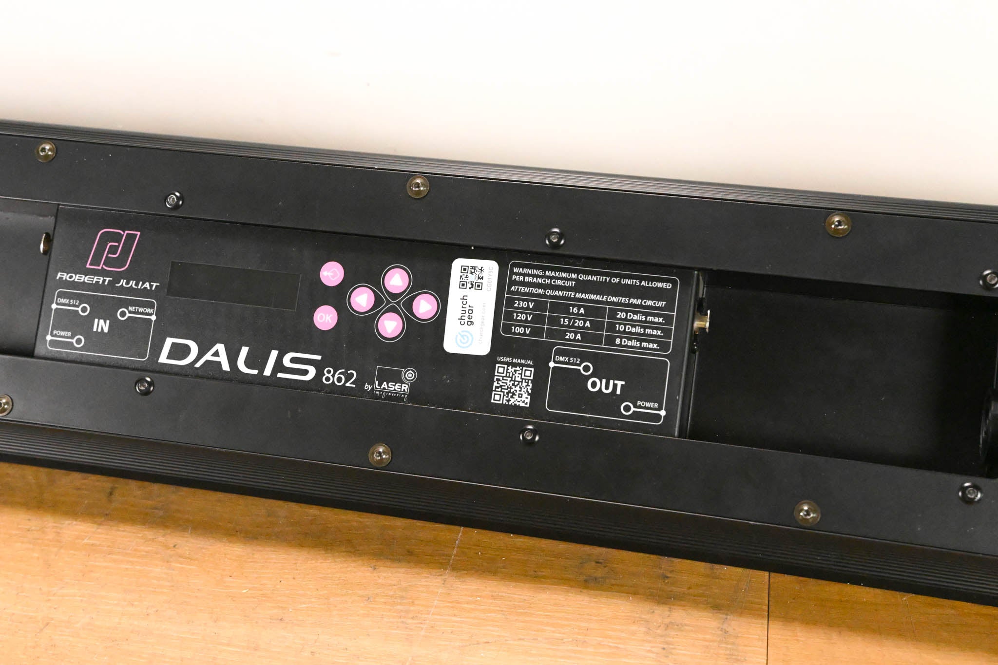 Robert Juliat Dalis 862 150W LED Asymmetric Footlight Batten (NO PSU)