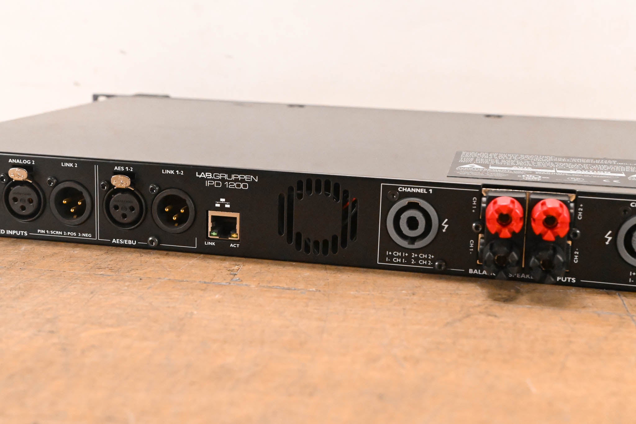 Lab Gruppen IPD 1200 1200W 2-Channel DSP-Controlled Power Amplifier