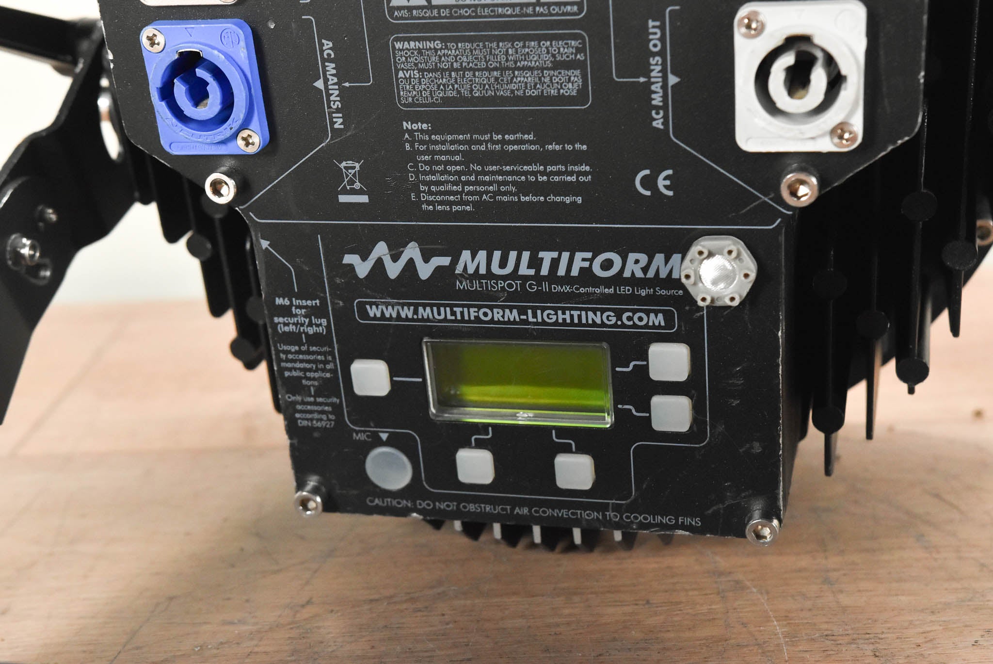 Multiform Multispot G-II HP3 High-Power DMX-Controlled LED Light