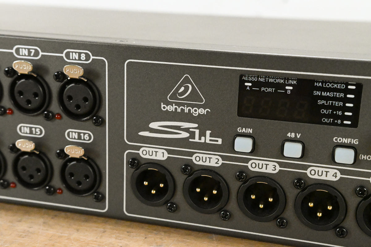 Behringer S16 16 x 8 Digital Stage Box