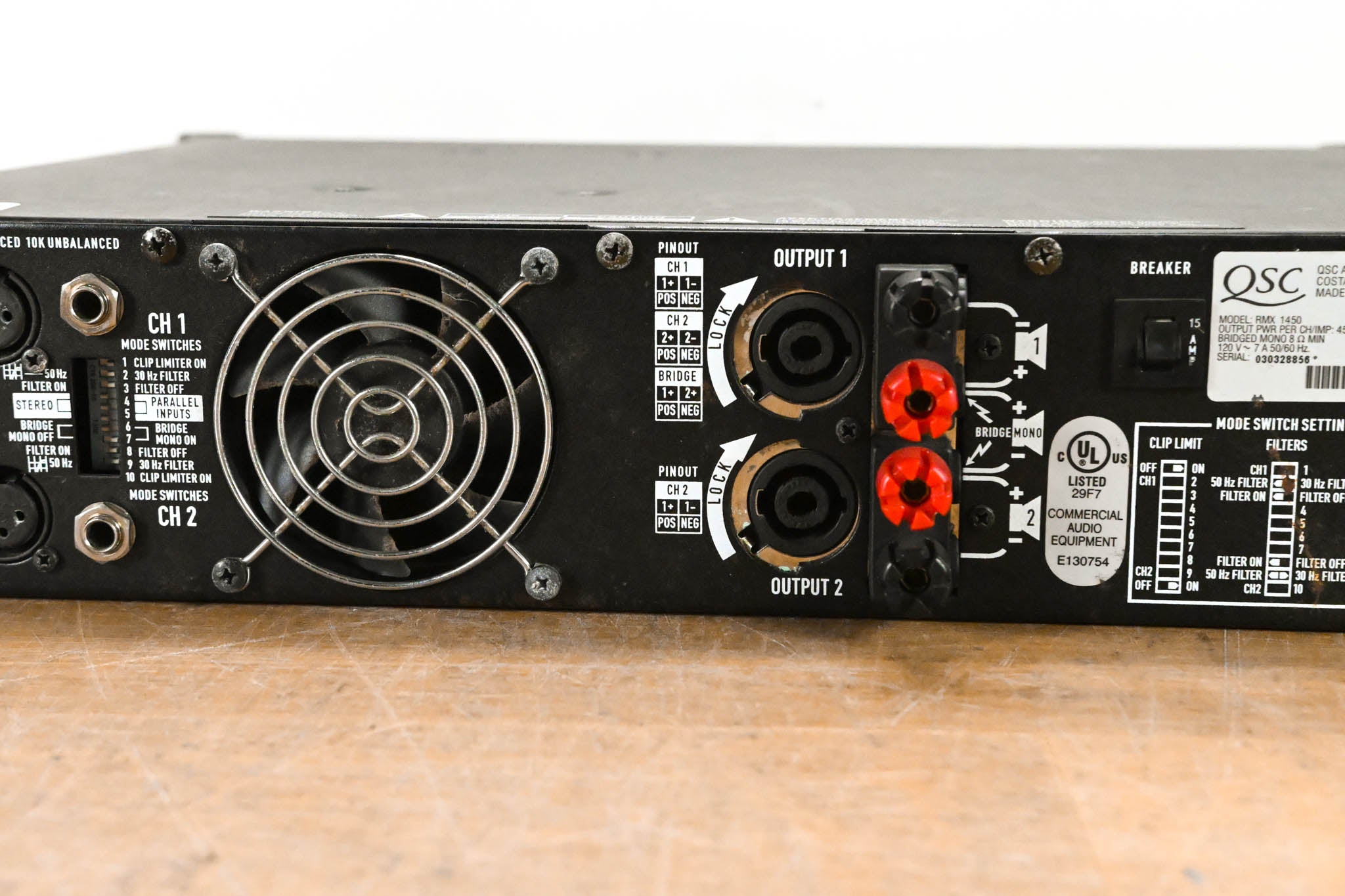 QSC RMX1450 2-Channel Power Amplifier