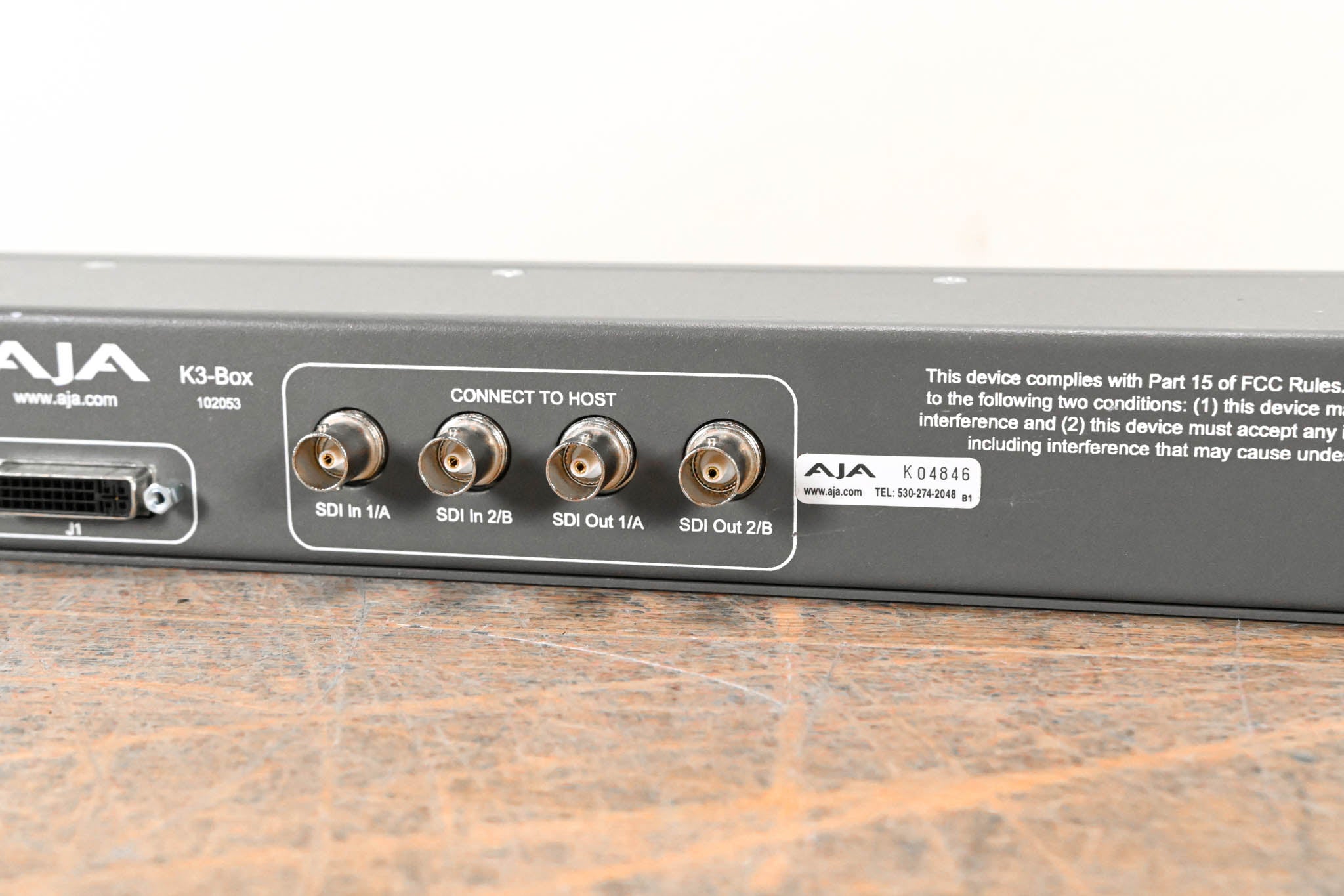 AJA K3-Box Breakout Box for KONA 3 CG008VE