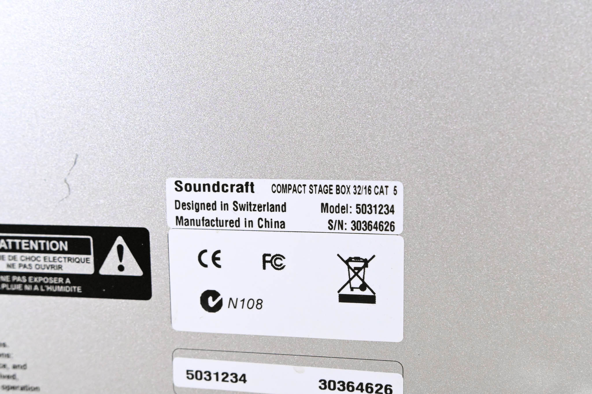 Soundcraft 5031234 Compact Stagebox 32/16 Cat 5