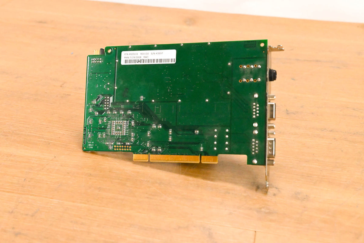 AudioScience ASI5111 Analog & AES/EBU PCI Broadcast Sound Card