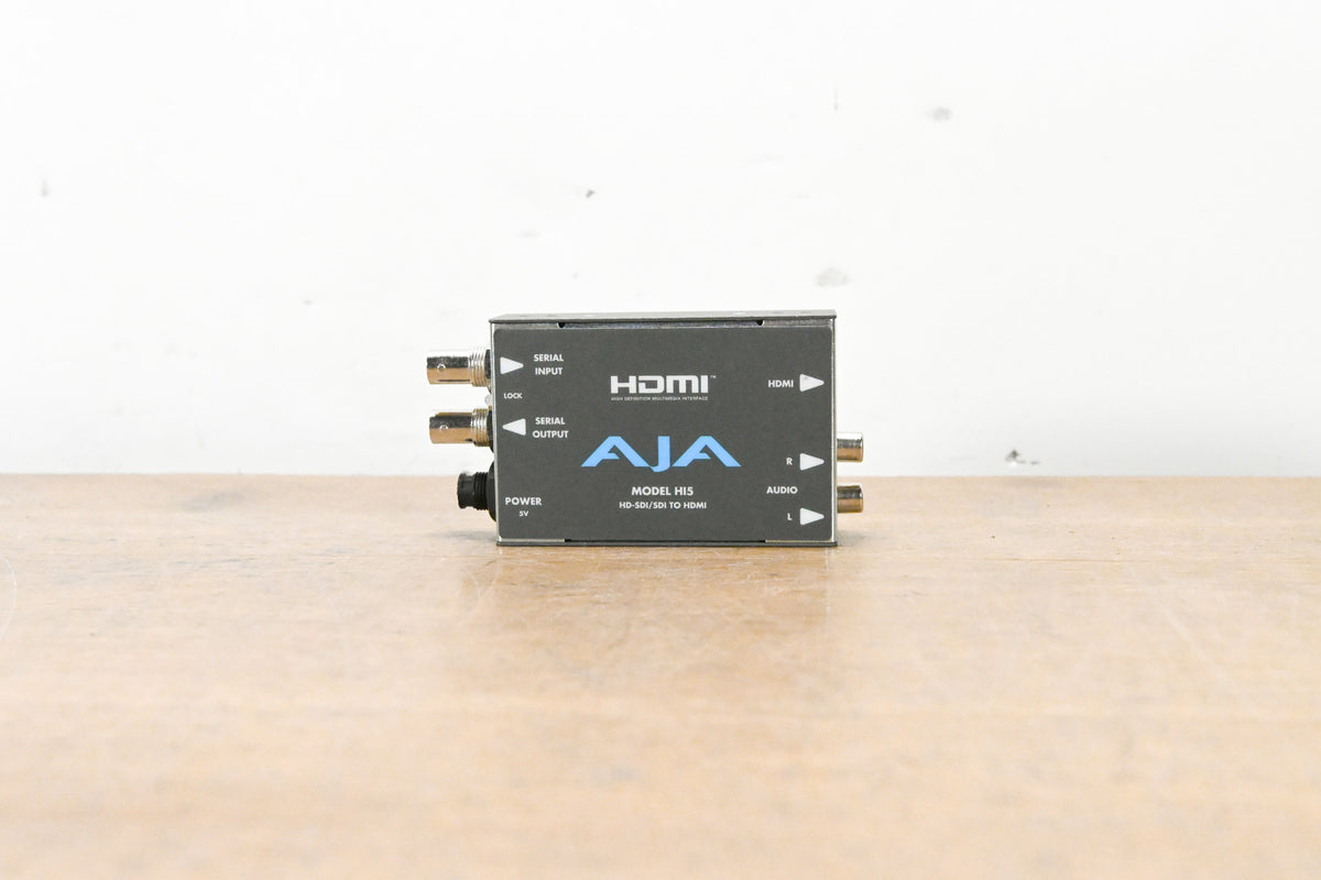 AJA HI5 HD/SD-SDI to HDMI Video and Audio Converter (NO POWER SUPPLY)