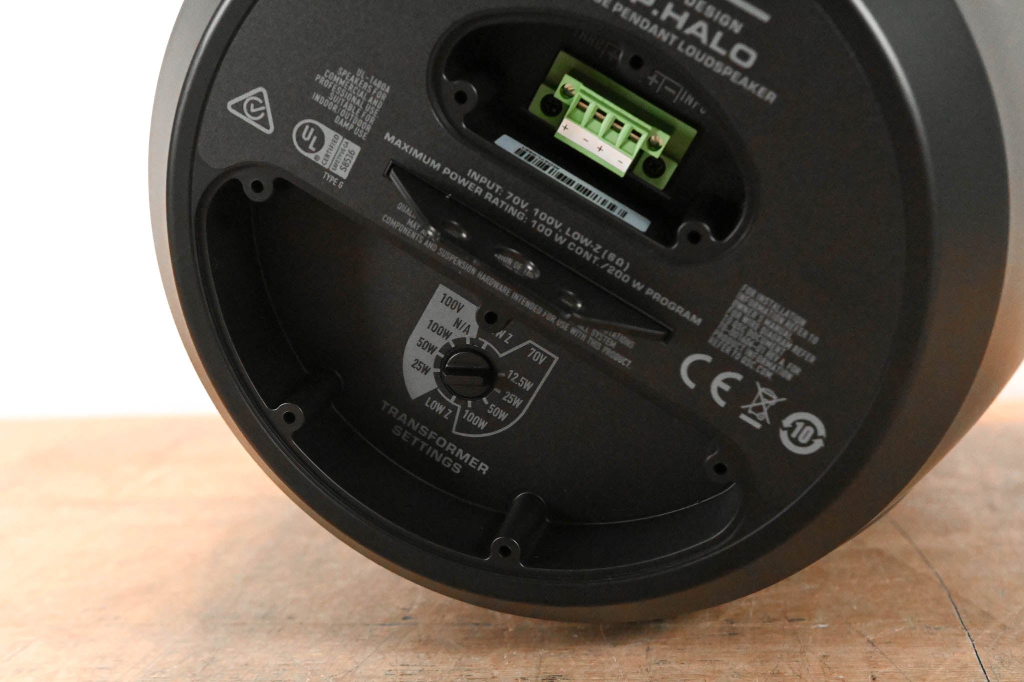 QSC AD-P.Halo Integrated SUB/SAT Pendant Loudspeaker System