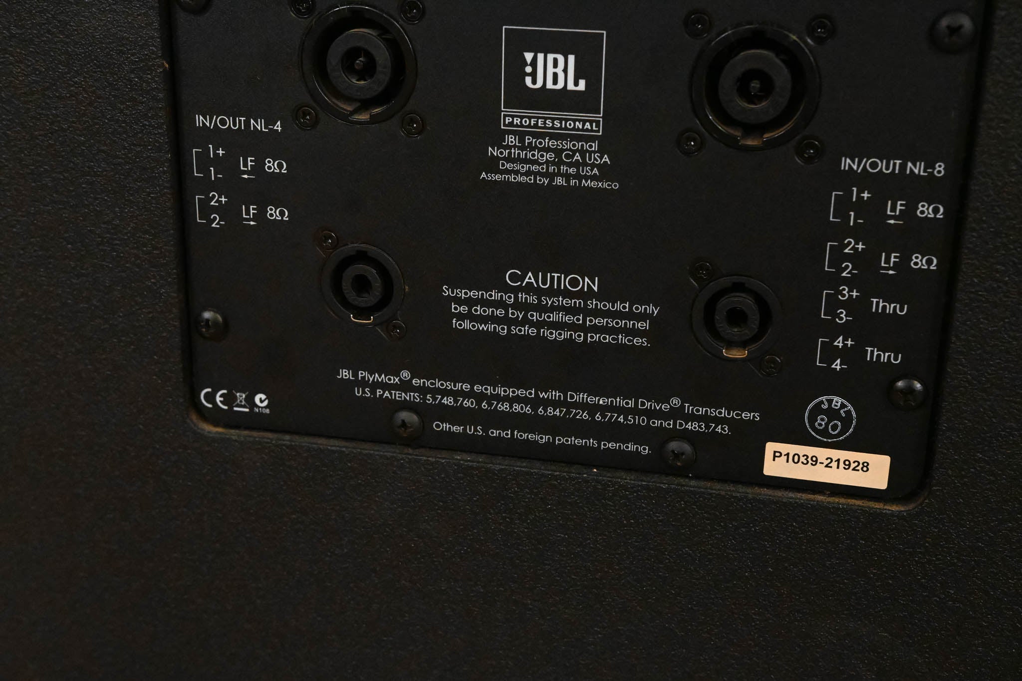 JBL VT4883 Subcompact Dual 12" Cardioid-Arrayable Subwoofer