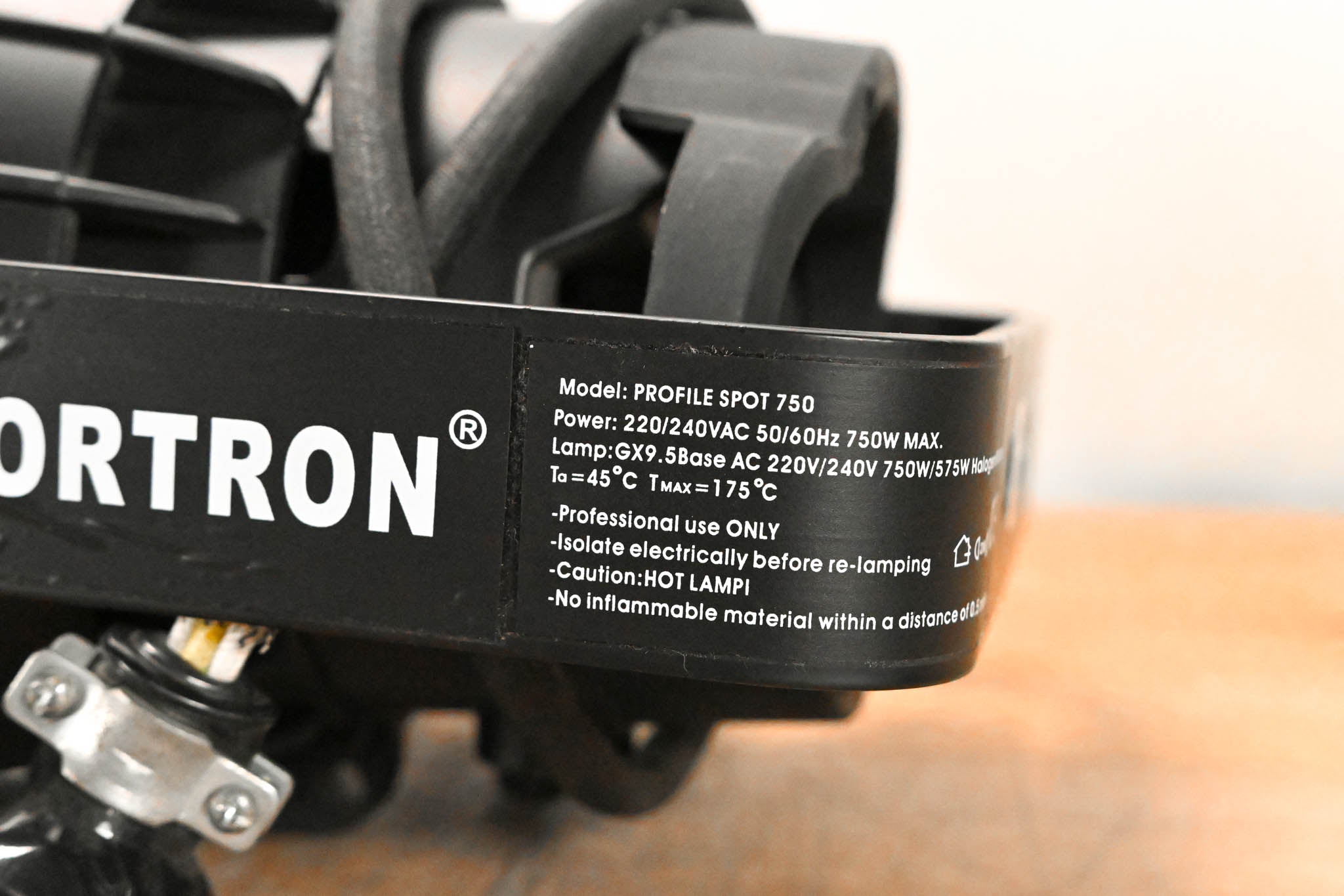 Dortron Profile Spot 750 19 Degree Ellipsoidal Light