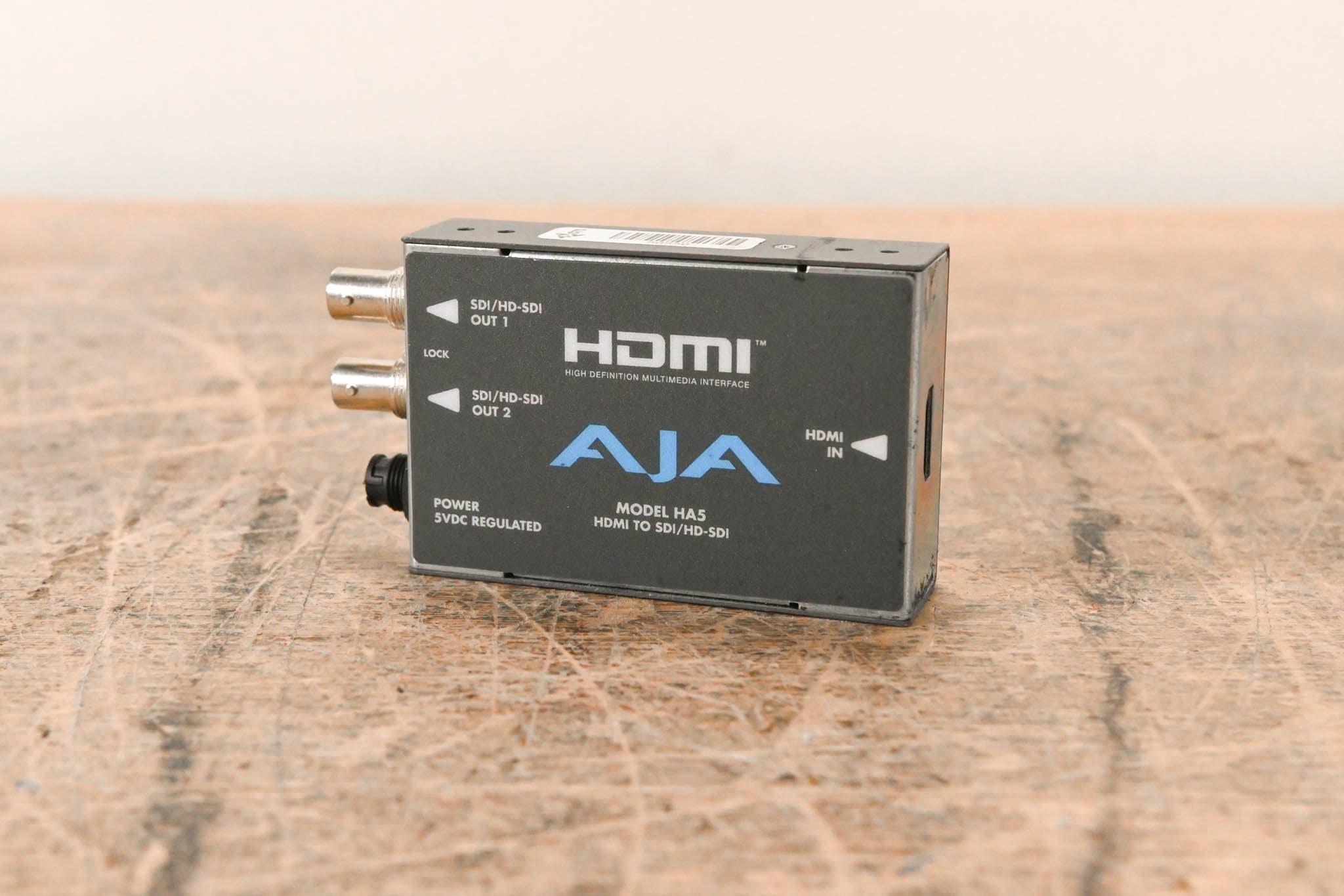 AJA HA5 HDMI to SD/HD-SDI Video and Audio Converter (NO POWER SUPPLY)