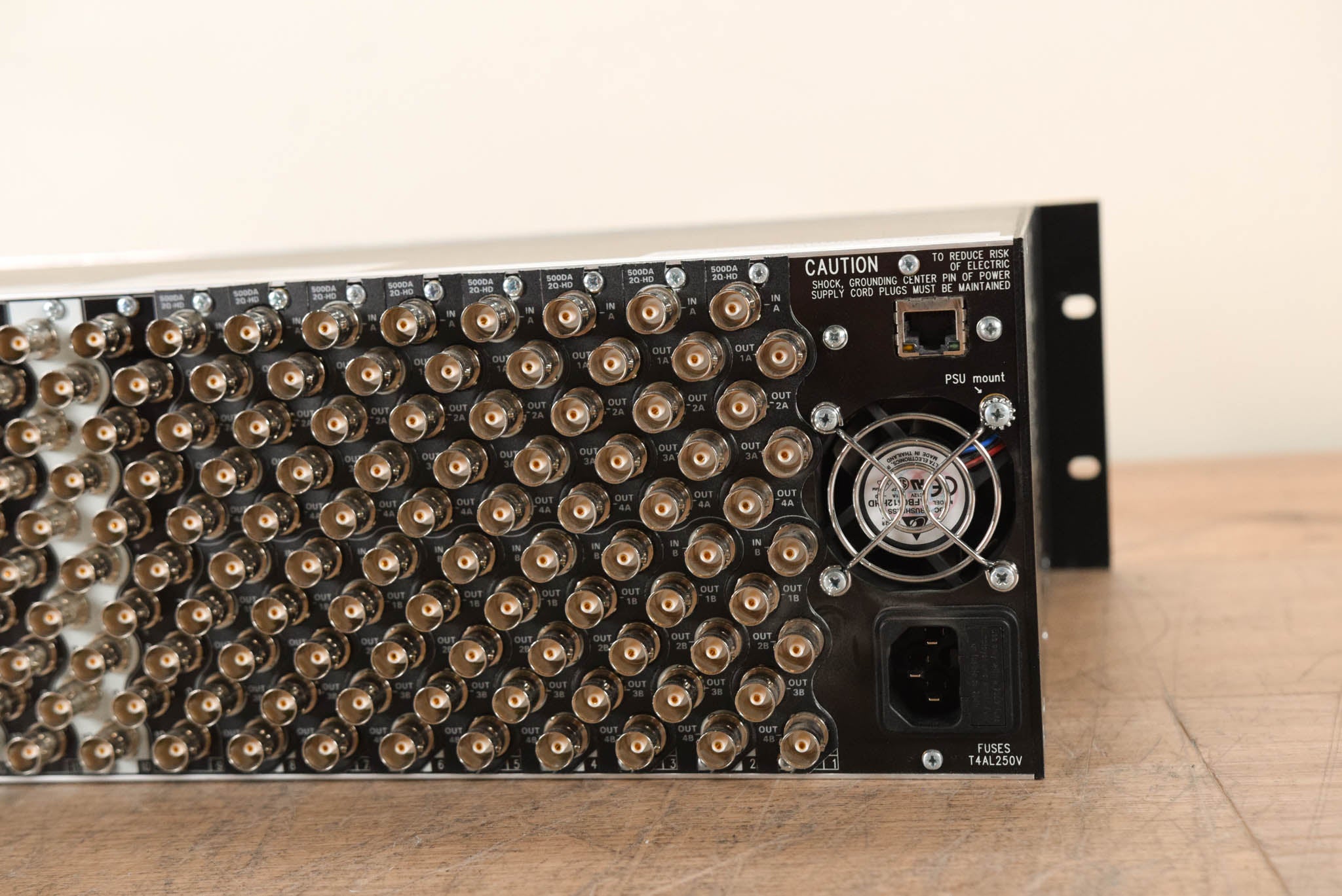 Evertz 500FR Compact High Density Video Distribution Frame with