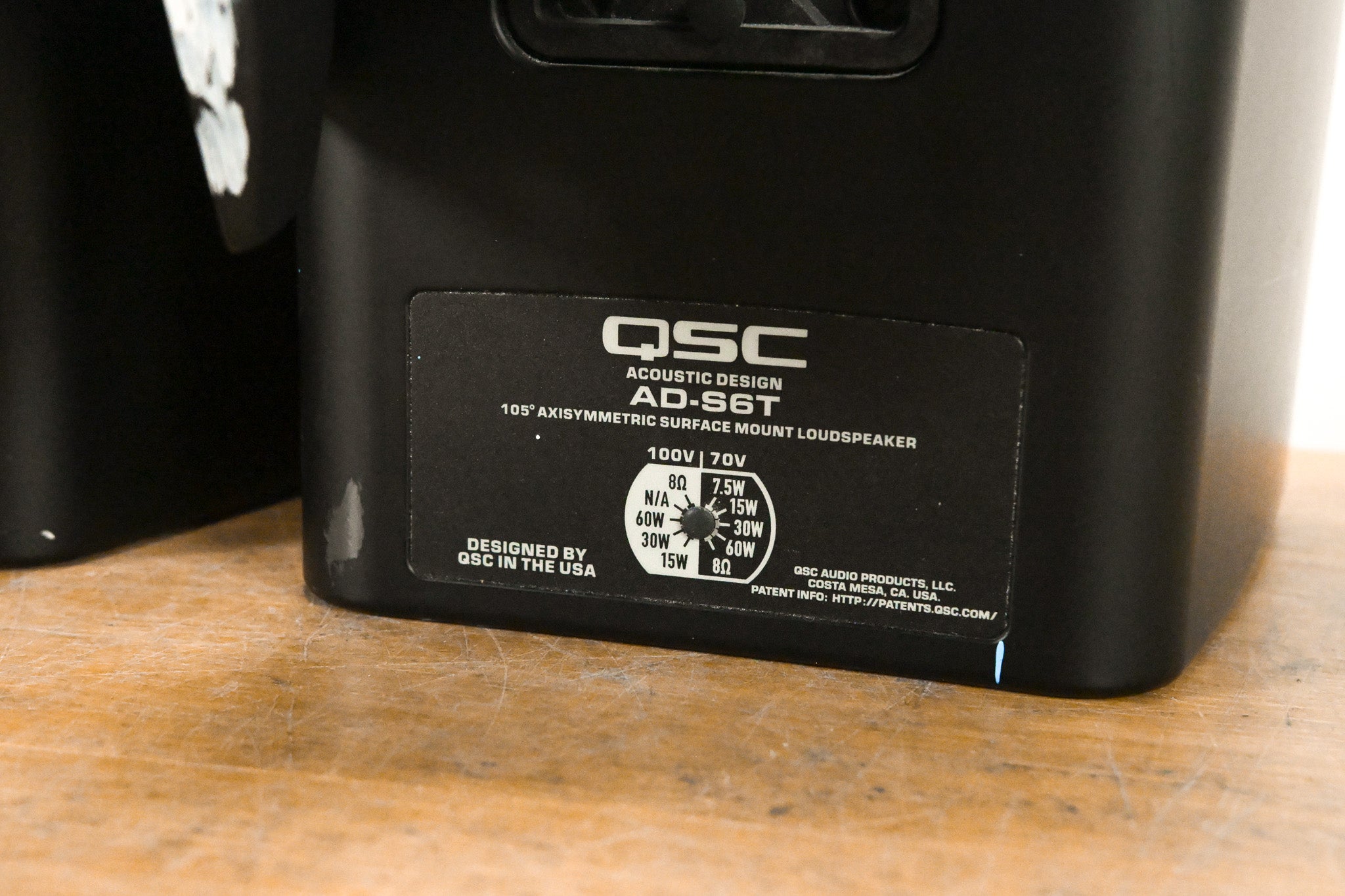 QSC AD-S6T AcousticDesign Series 6.5" 2-Way 150W Loudspeaker (PAIR)