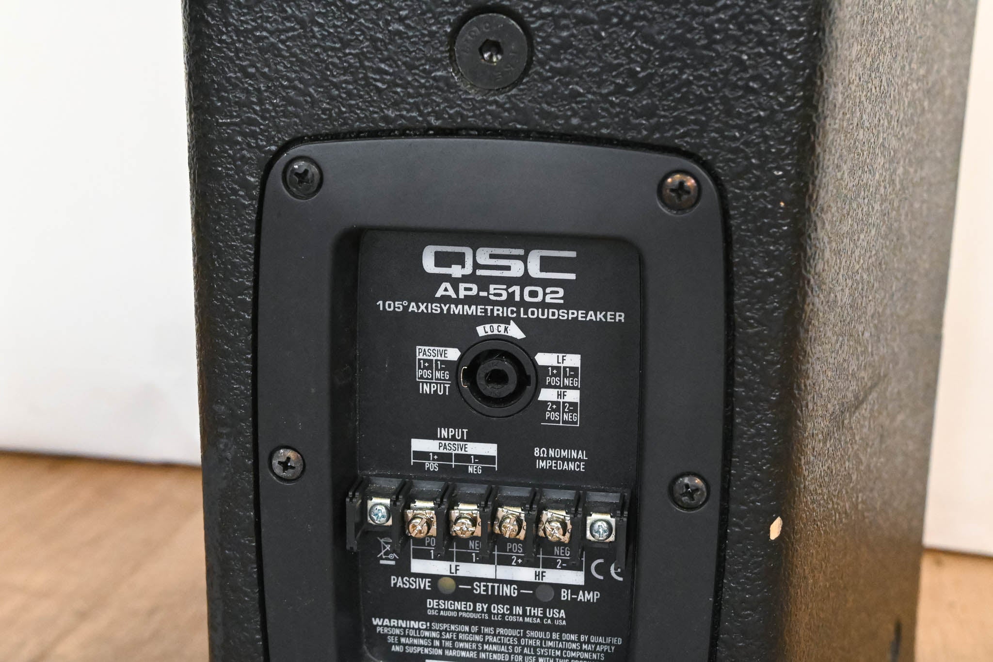 QSC AP-5102 2-Way Acoustic Performance Loudspeaker - Black