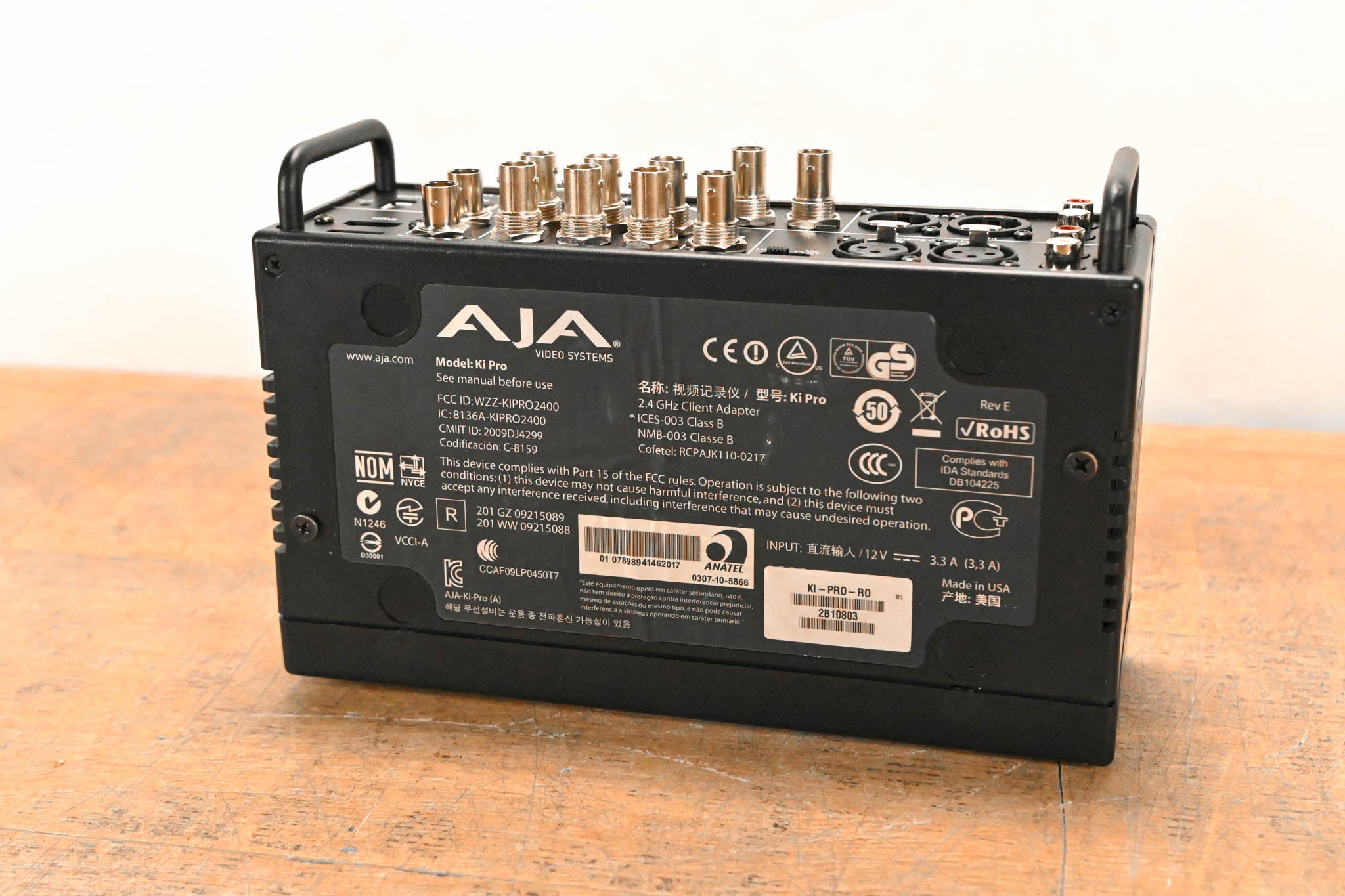 AJA Ki Pro File-Based HD/SD Video Recorder and Player (NO POWER SUPPLY)