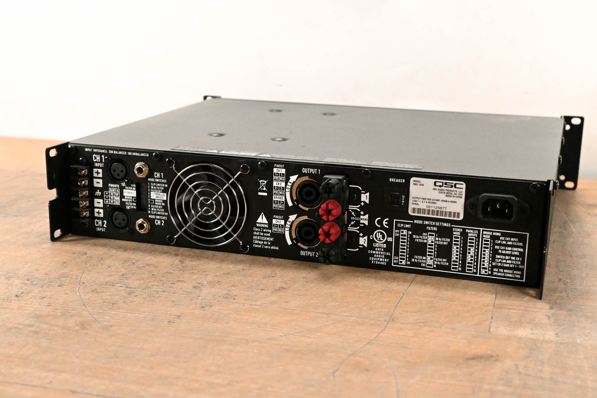 QSC RMX1450 2-Channel Power Amplifier