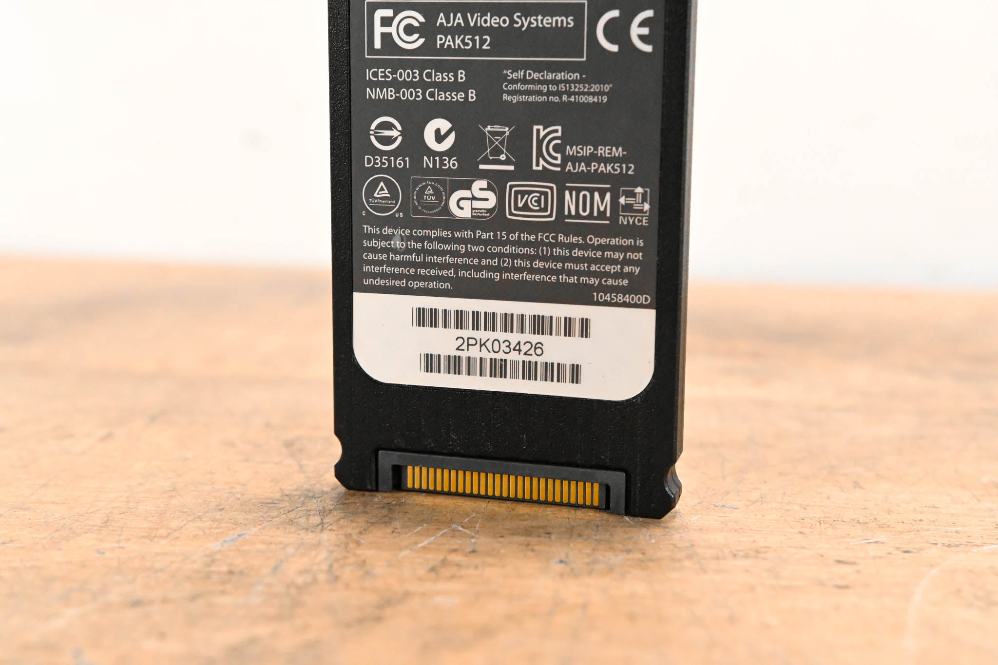 AJA PAK512 SSD Module for Ki Pro Systems