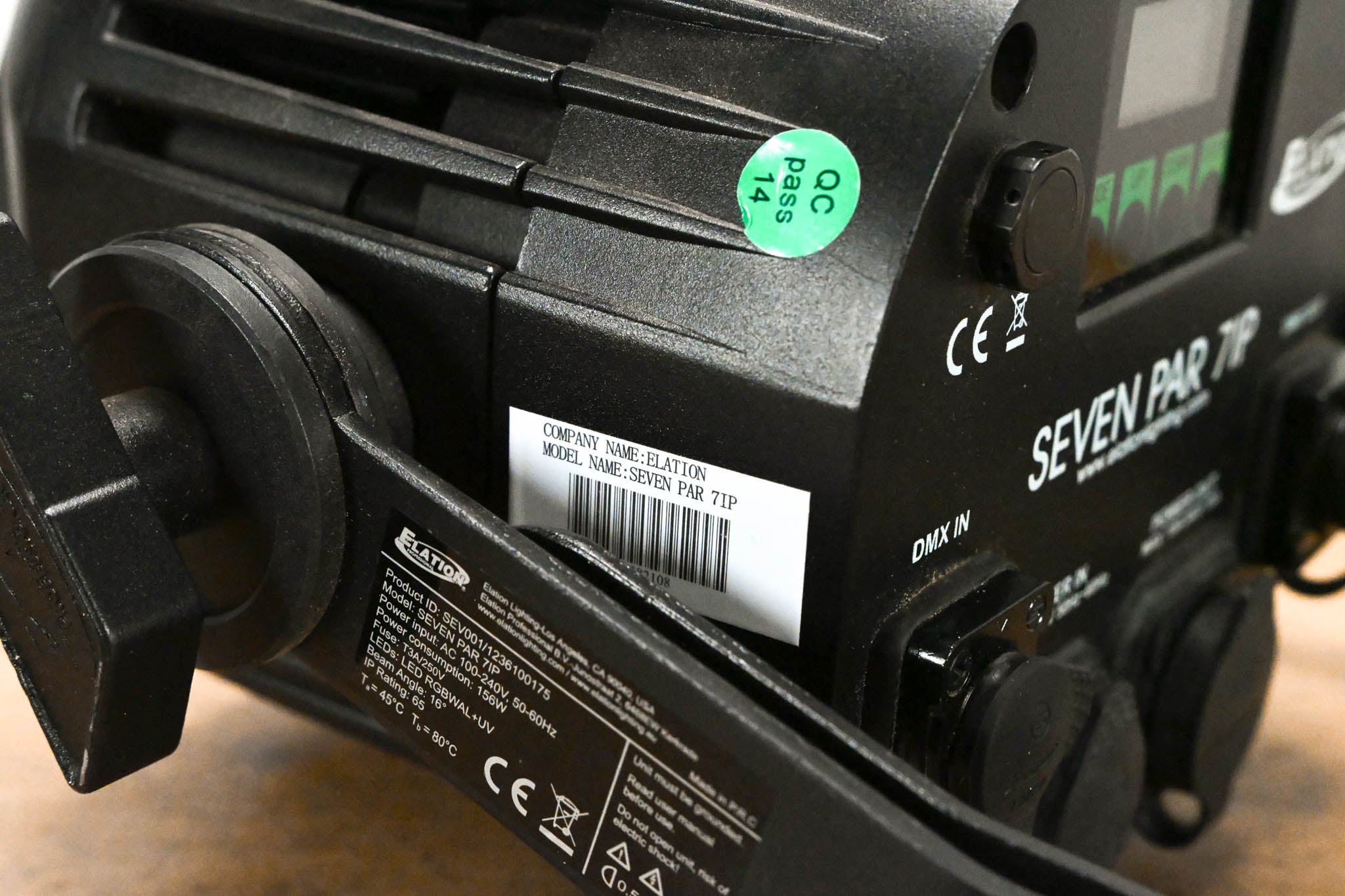 Elation SEVEN PAR 7IP 7-Color LED Par Wash Light (NO POWER CABLE)