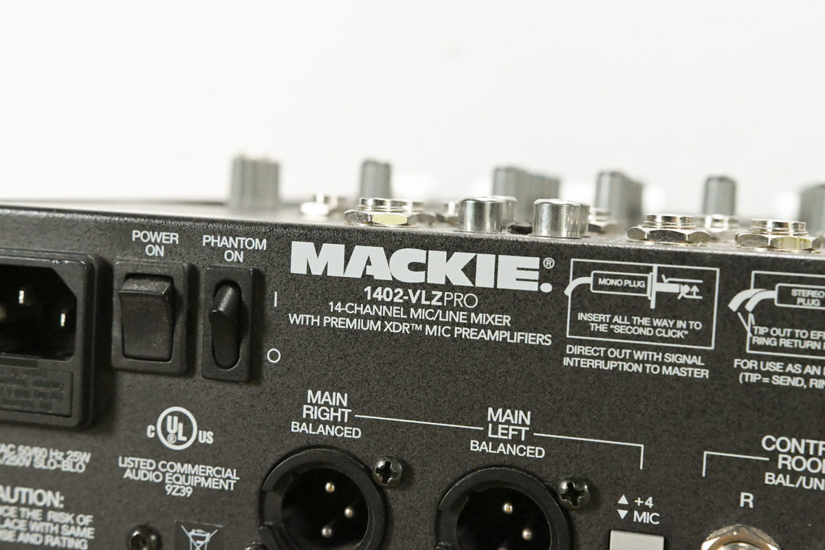 Mackie 1402-VLZ PRO 14-Channel Analog Mixing Console