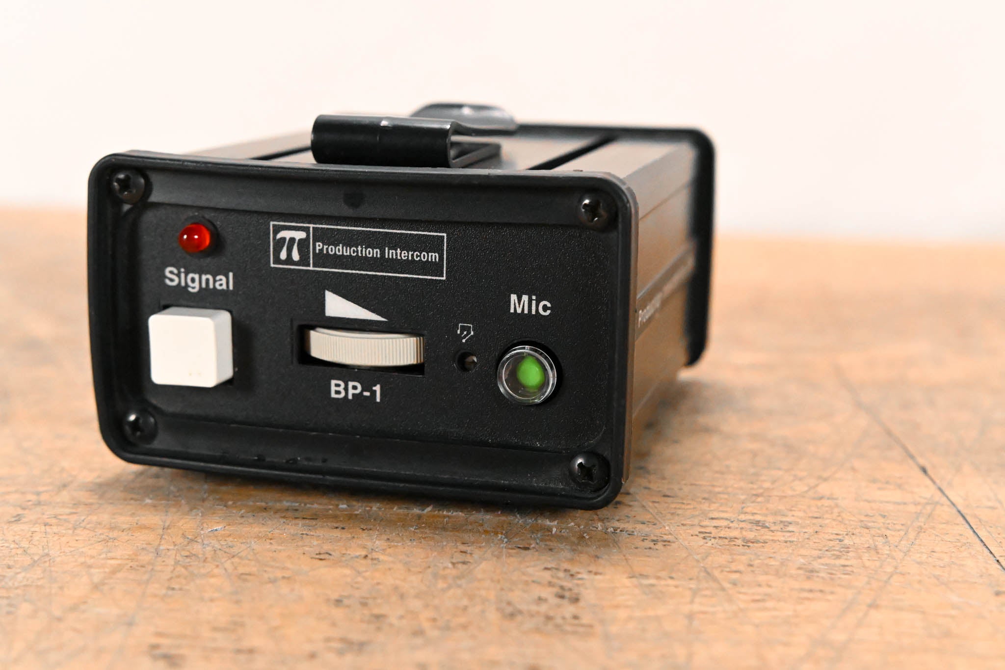 Production Intercom BP-1 Single-Circuit Headset Station Belt Pack
