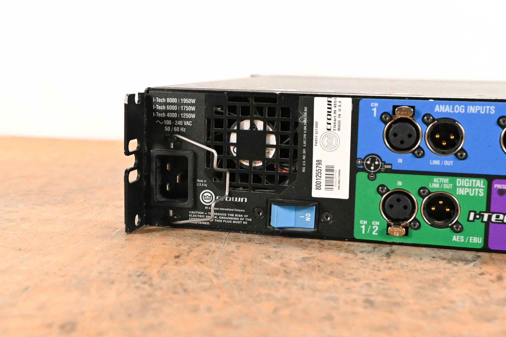 Crown I-Tech 4000 2-Channel Power Amplifier