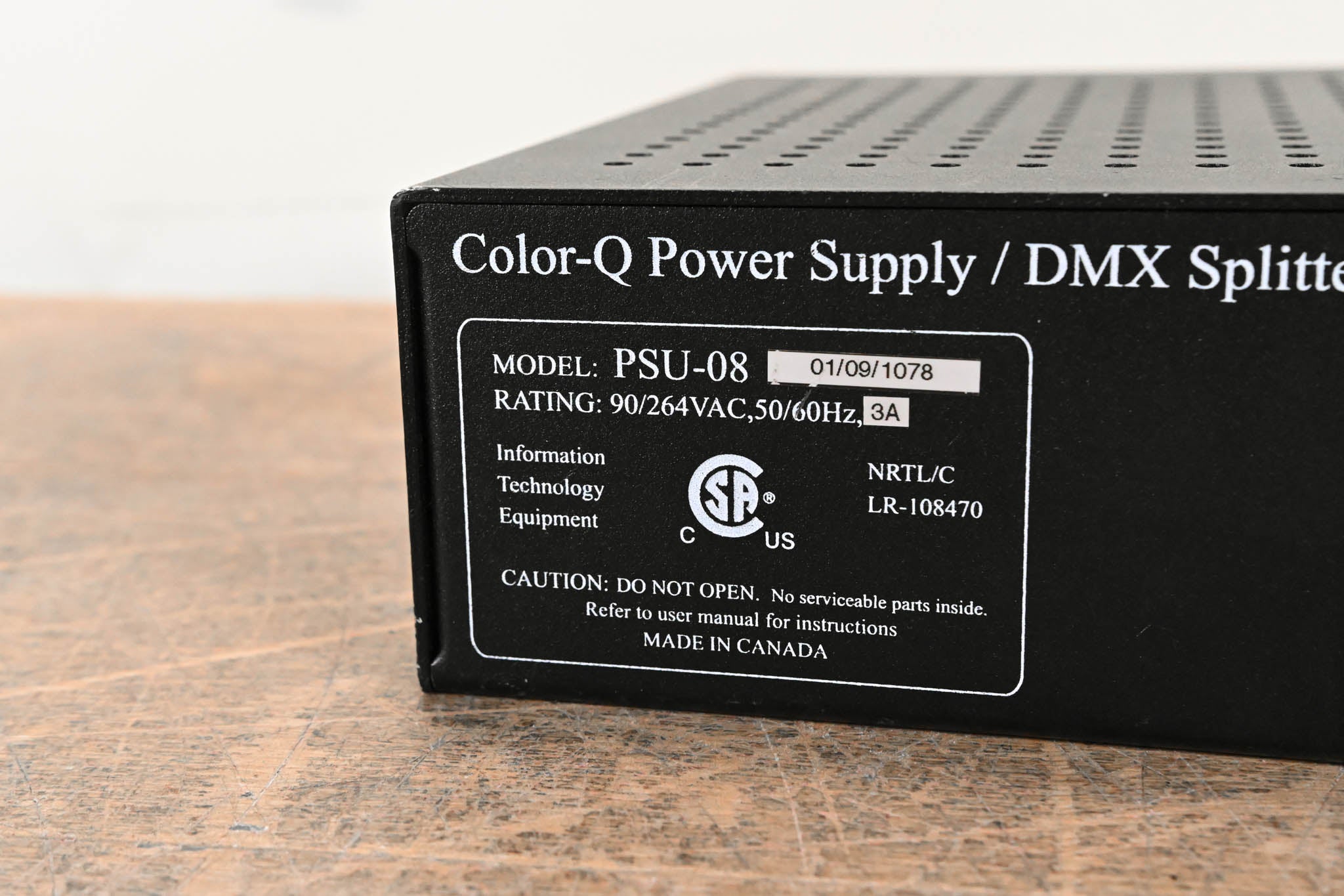 Chroma-Q PSU-08 Color-Q Power Supply / DMX Splitter