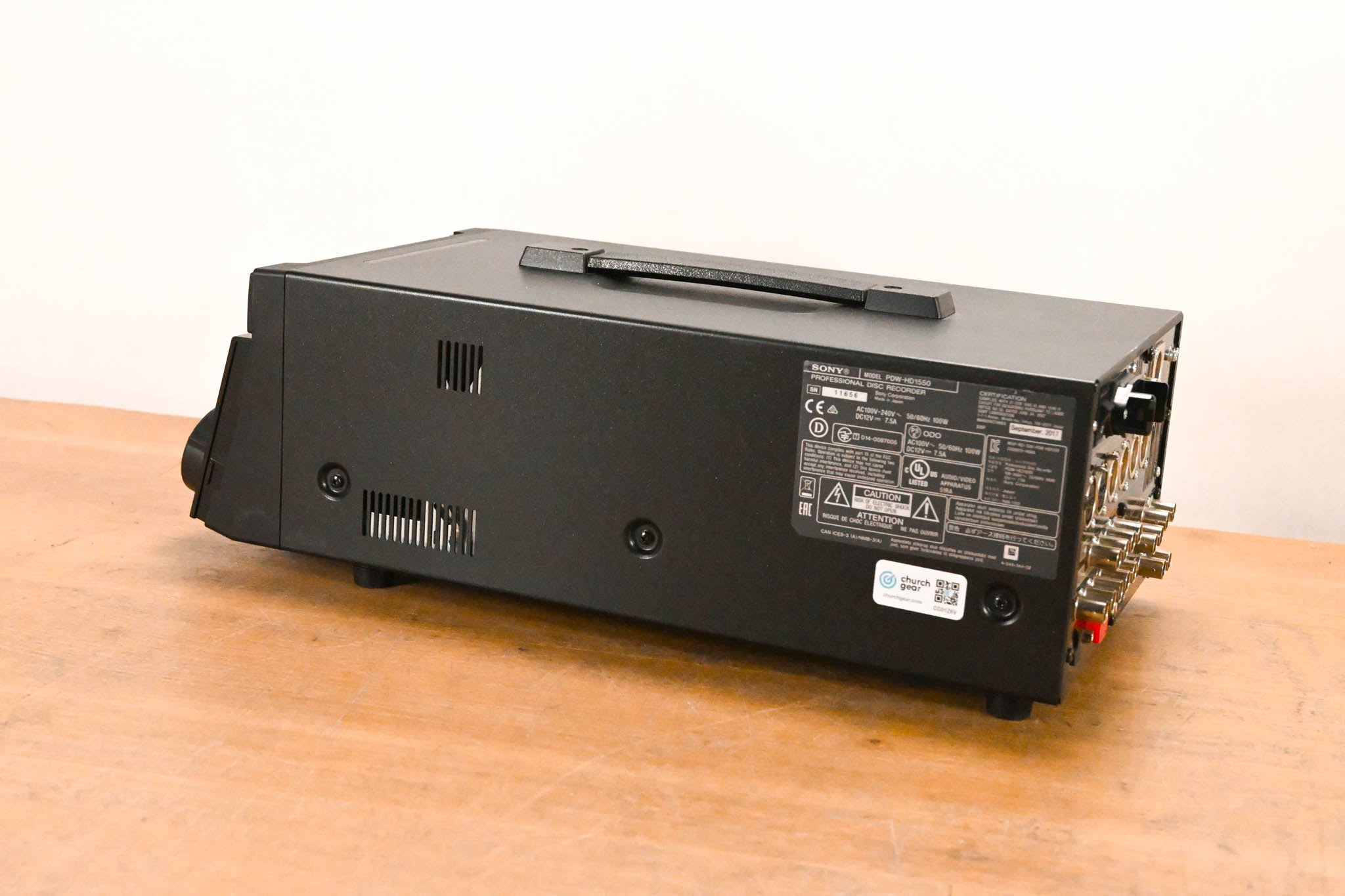 Sony PDW-HD1550 XDCAM HD422 Professional Disk Recorder/Player