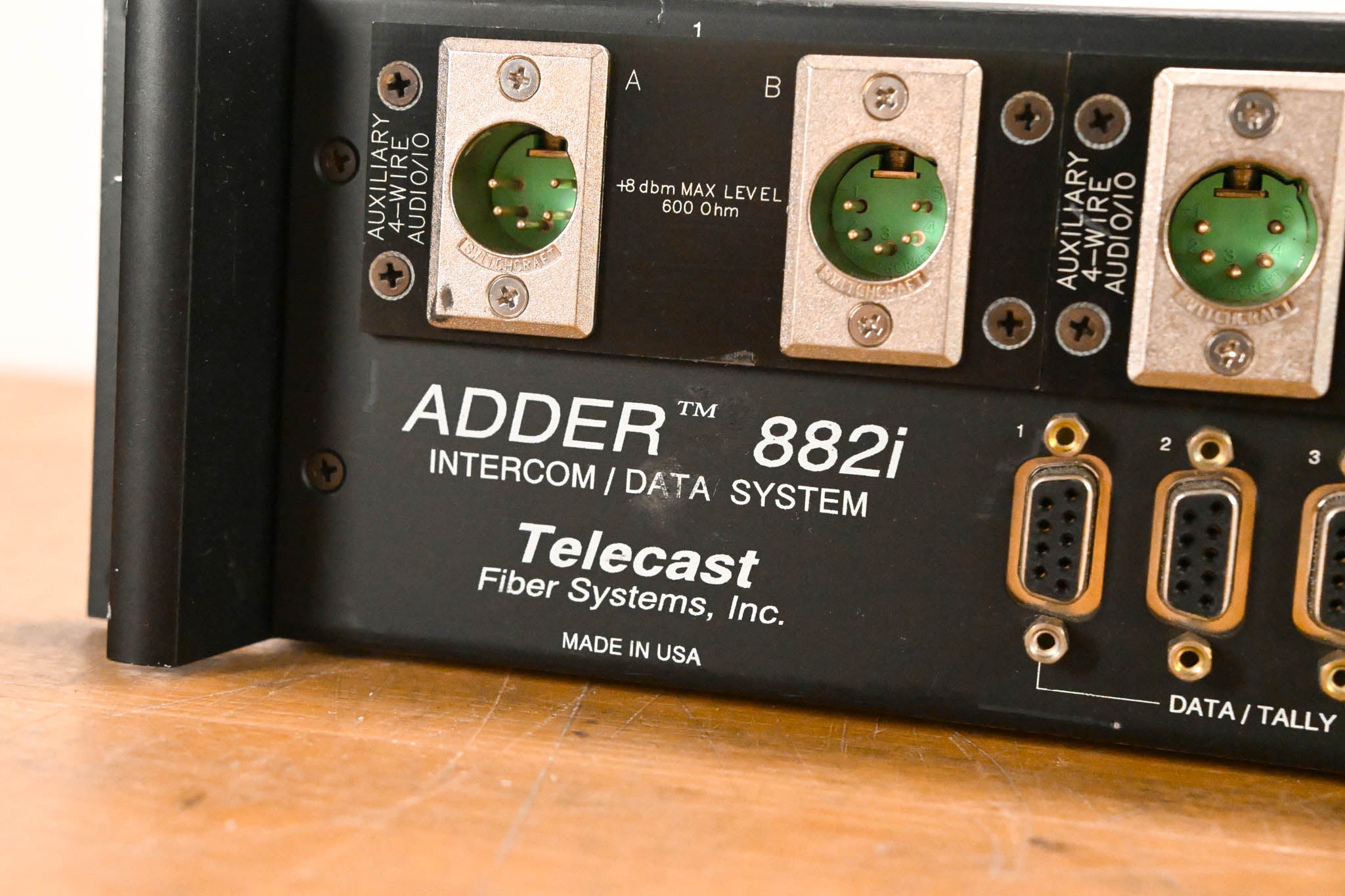 Telecast Fiber Systems Adder 882i Fiber Intercom Data System (NO PSU)