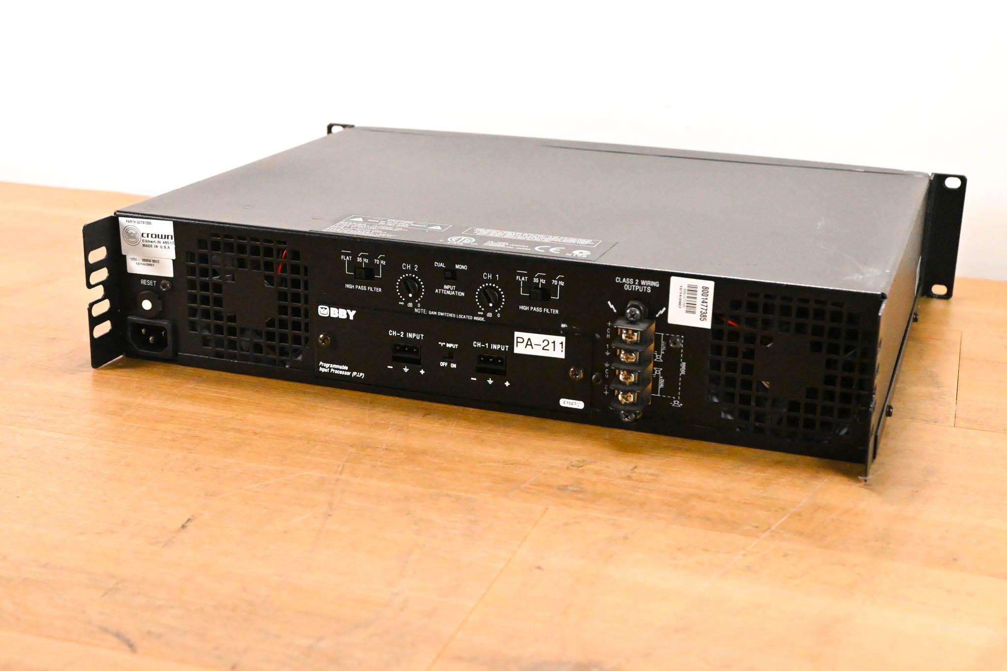 Crown CTs 1200 Two-Channel 600W Power Amplifier